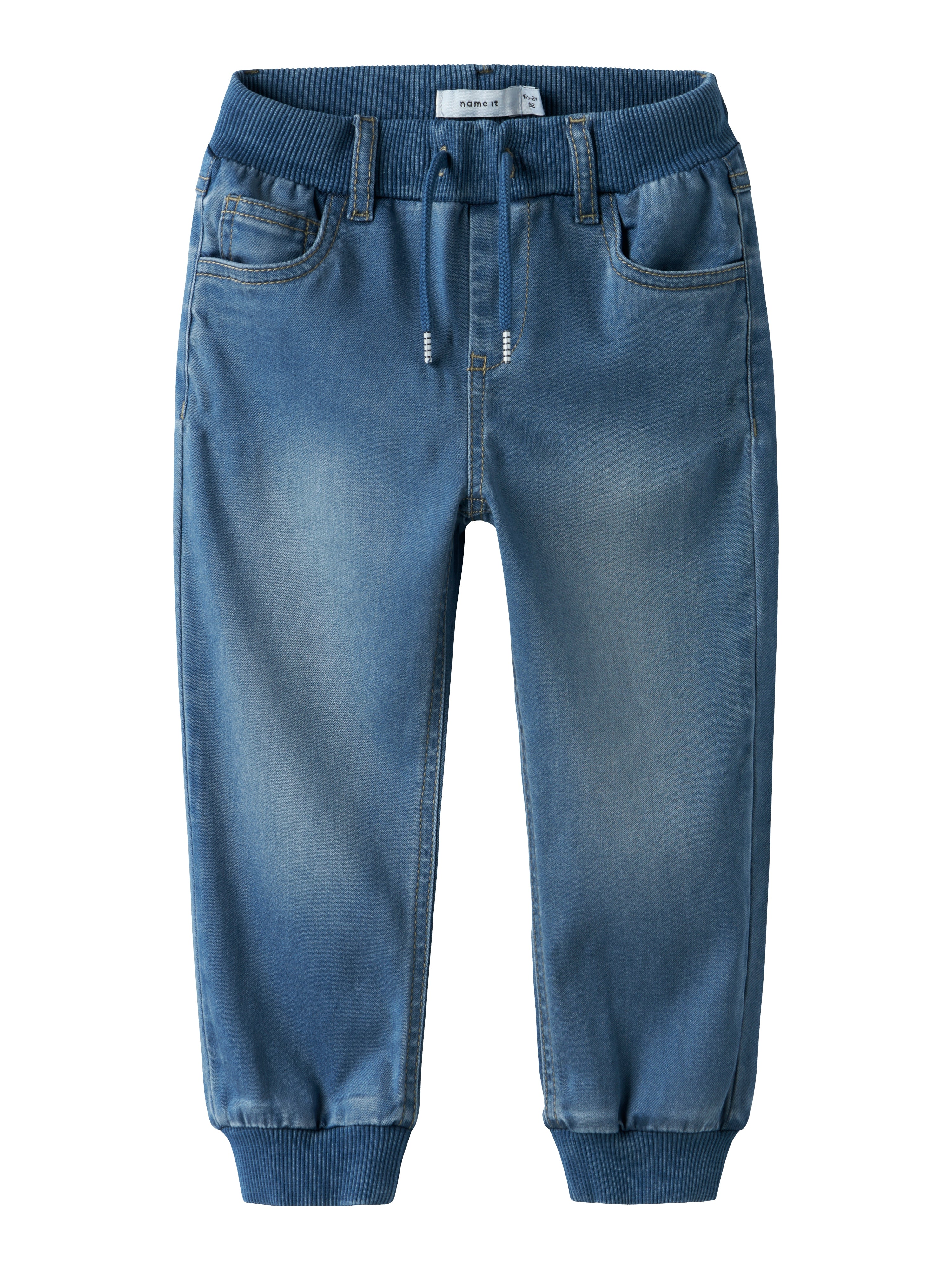 Name It Ben Baggy Round Jeans - Blue Denim