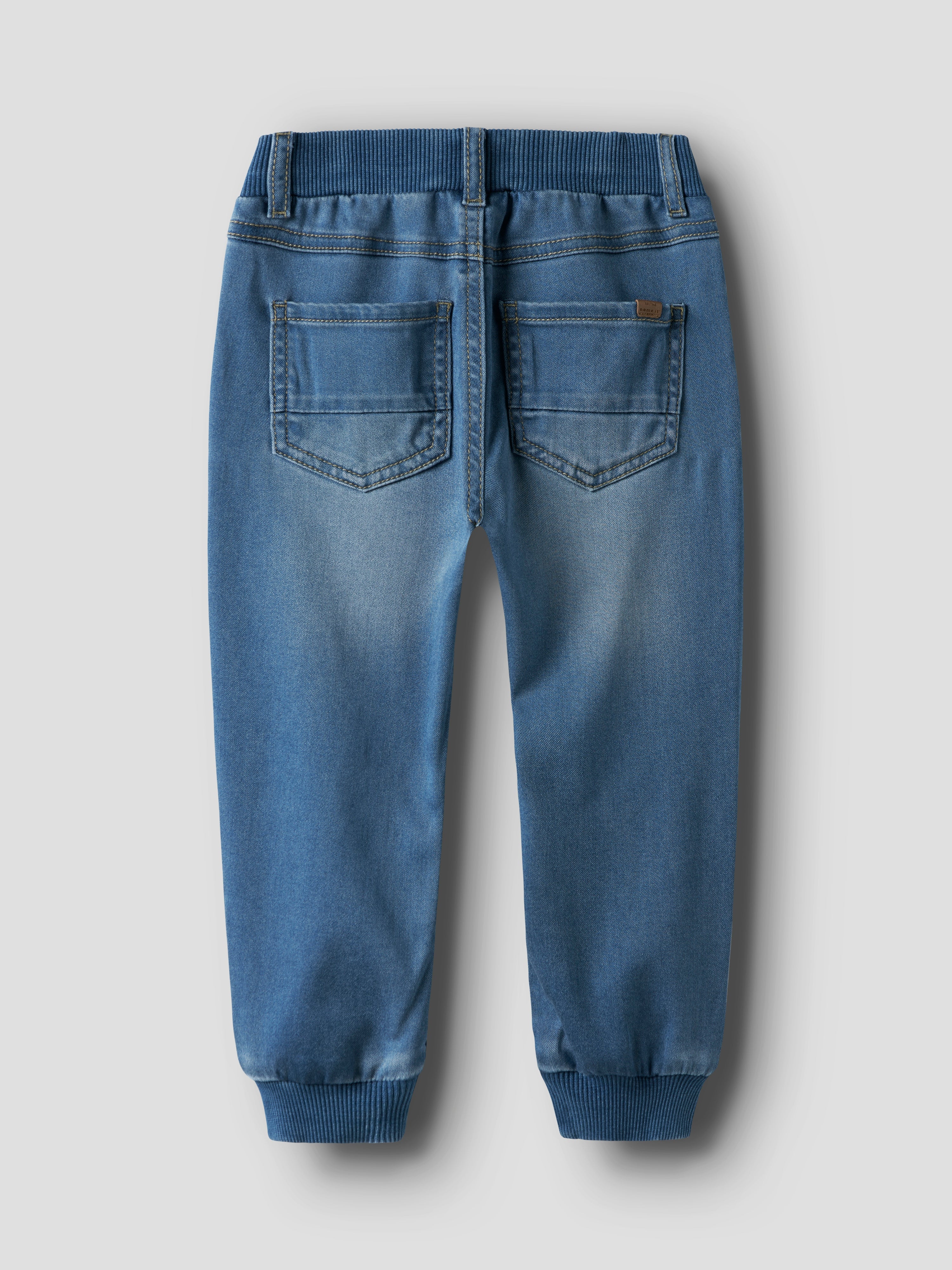 Name It Ben Baggy Round Jeans - Blue Denim