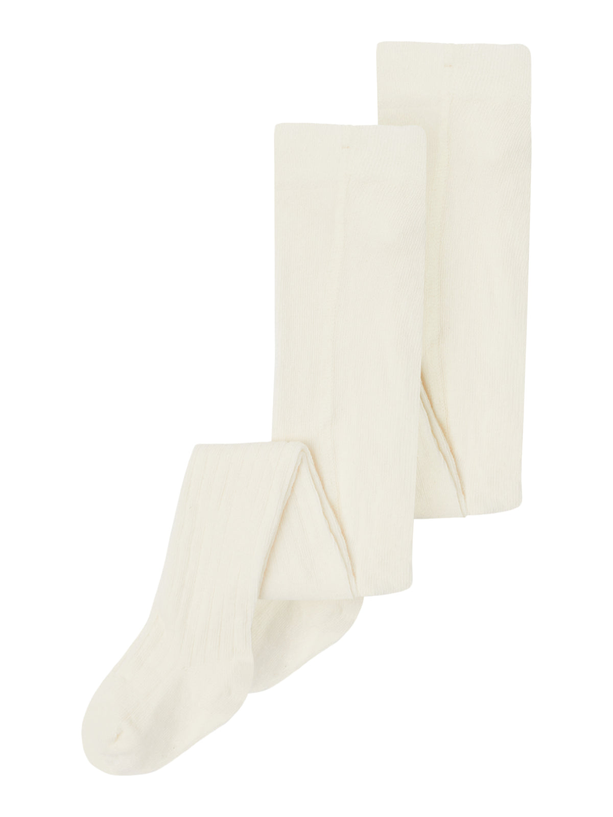 Name It Pantyhose - Rib 2-pak - White Alyssum