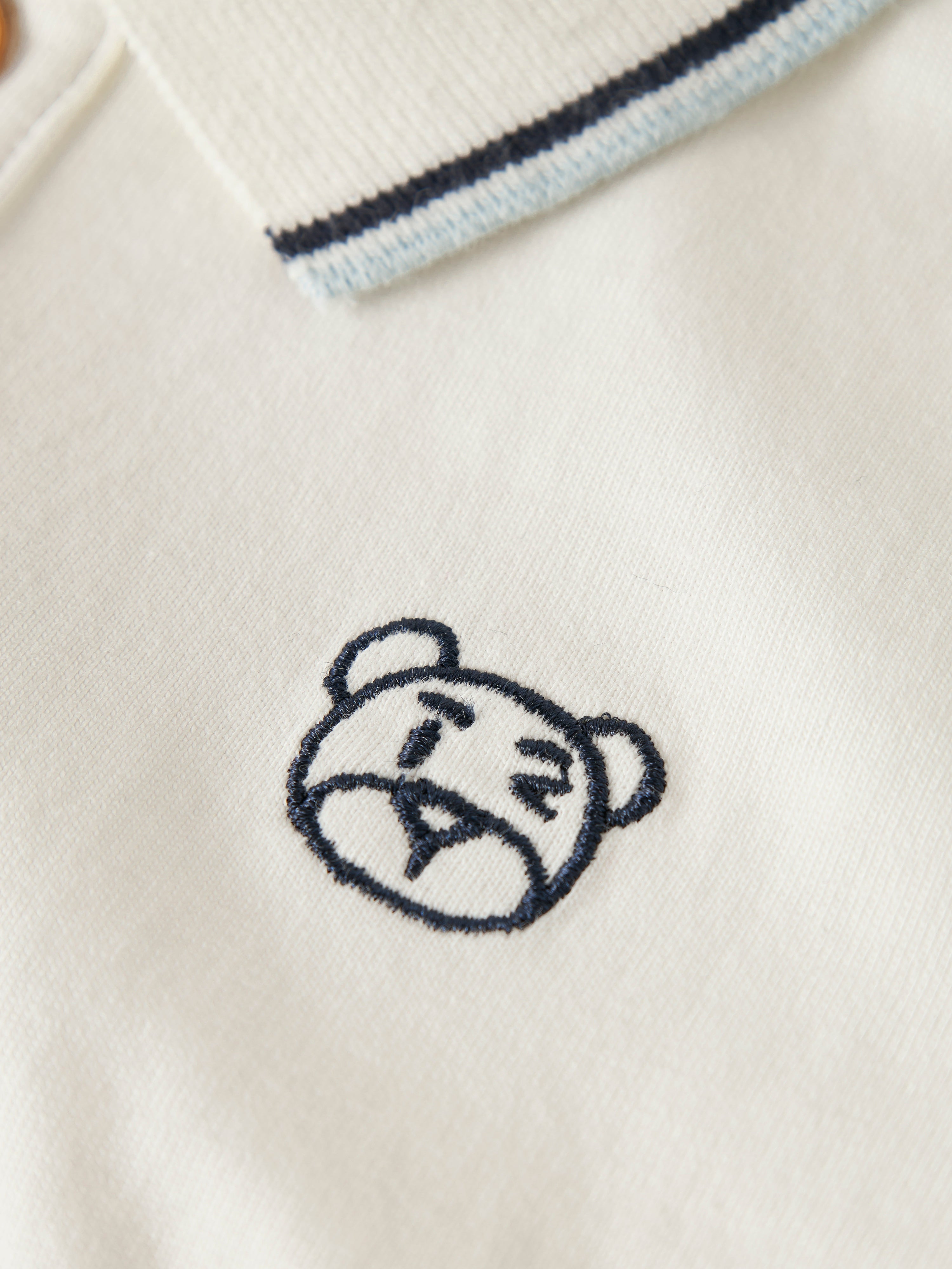 Name It Dakan SS Polo - Cloud Dancer