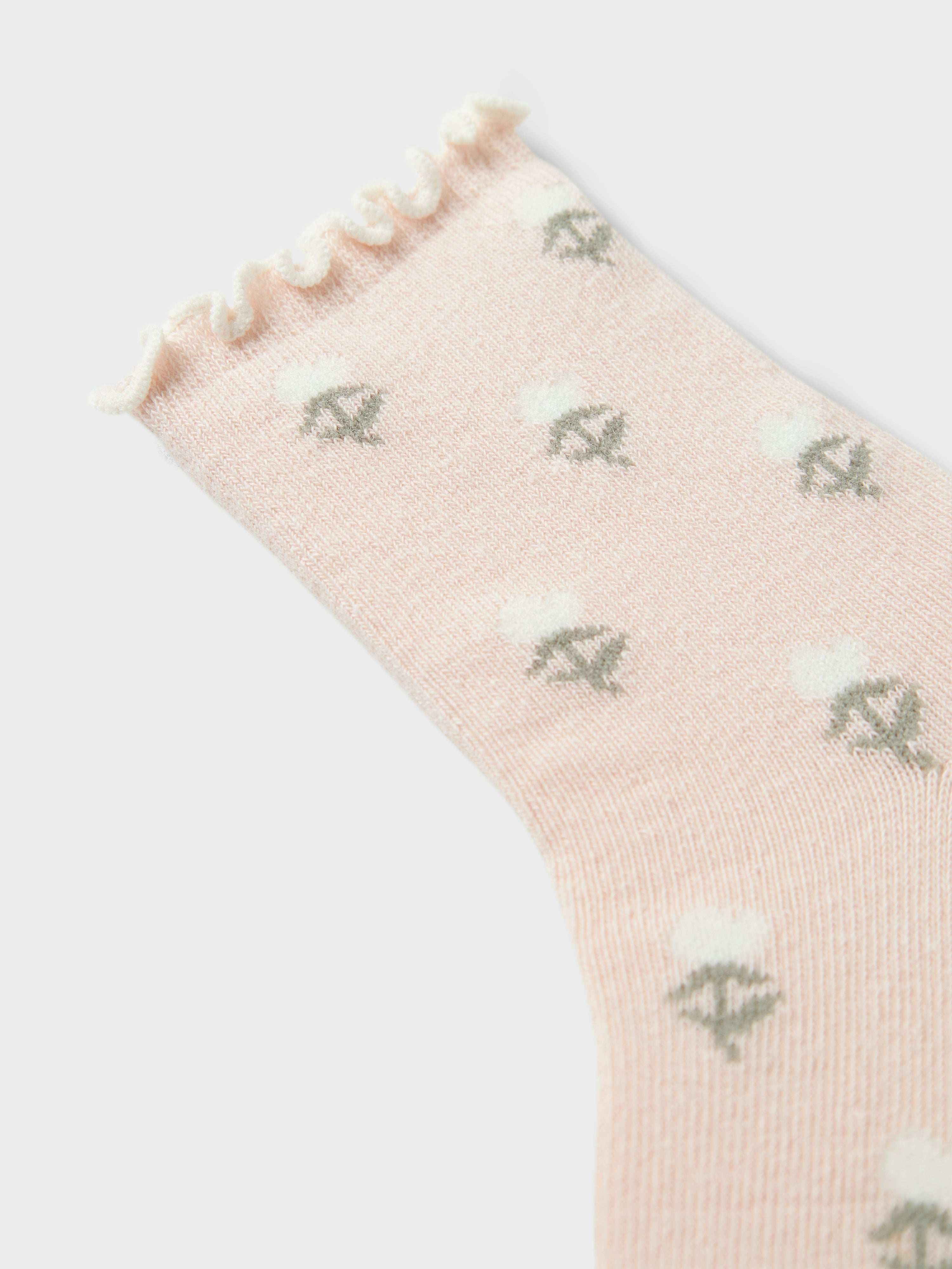 Lil Atelier Darlene Socks - Peach Whip