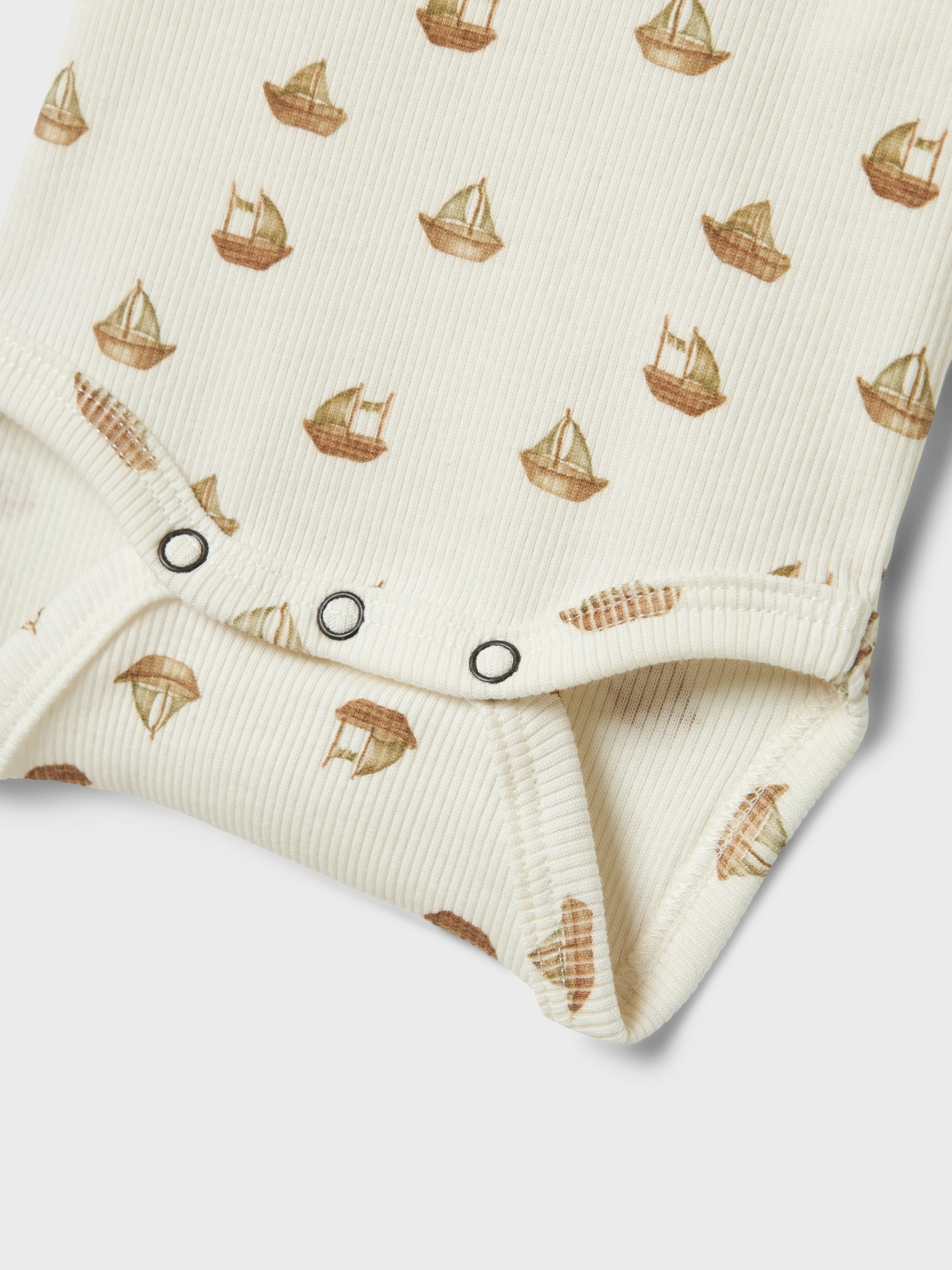 Lil Atelier Lavo Eni SS Body - Coconut Milk/Boat