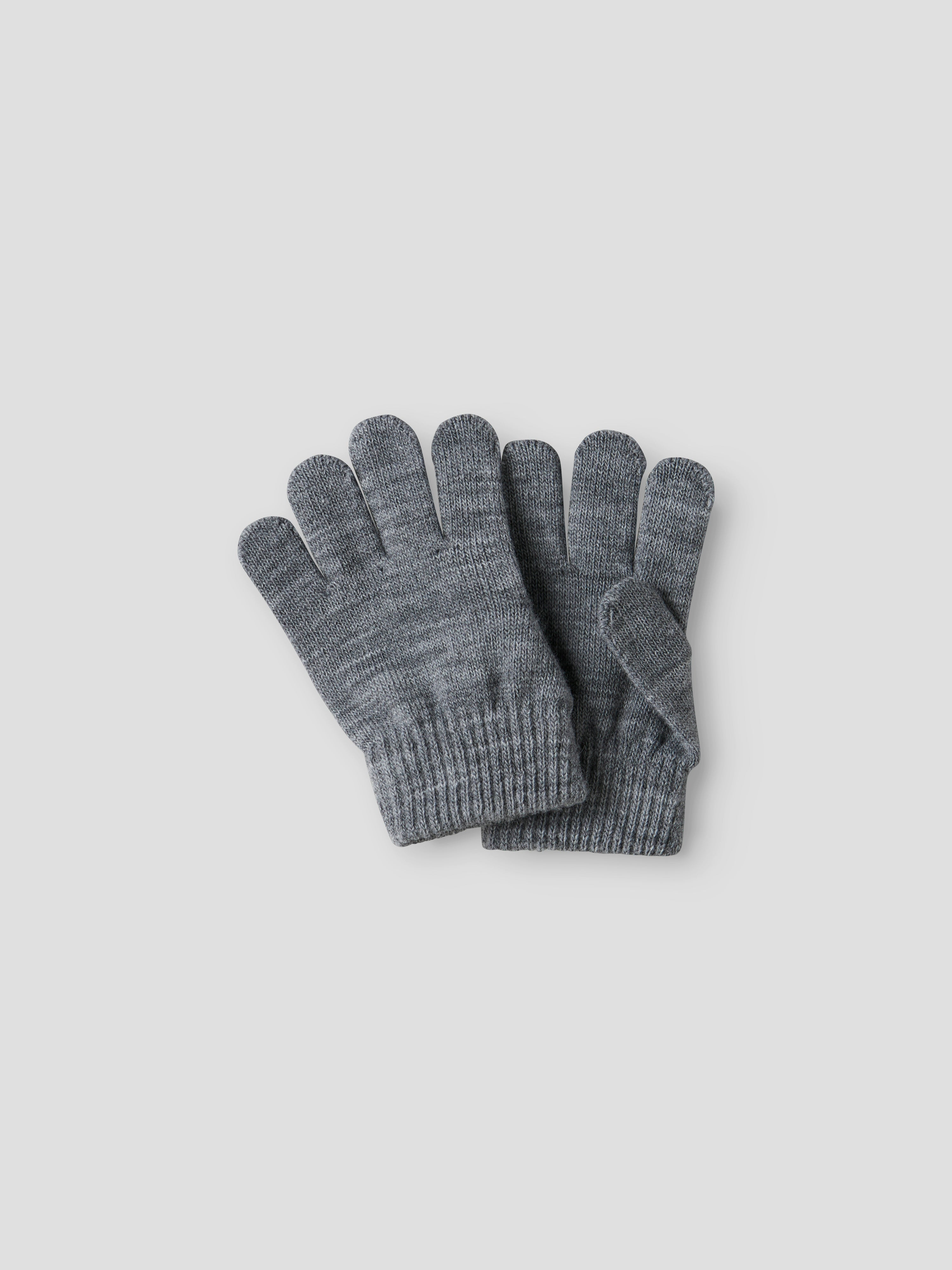 Name It Magic Knit Gloves - Grey Melange