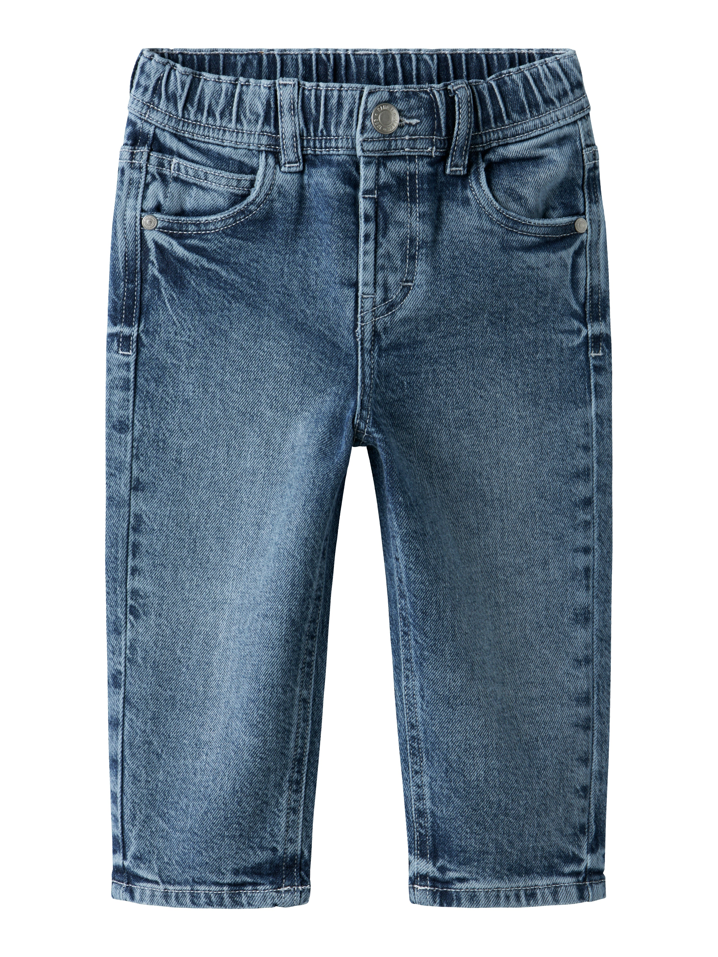Name It Ben Tapered Jeans - Medium Blue Denim