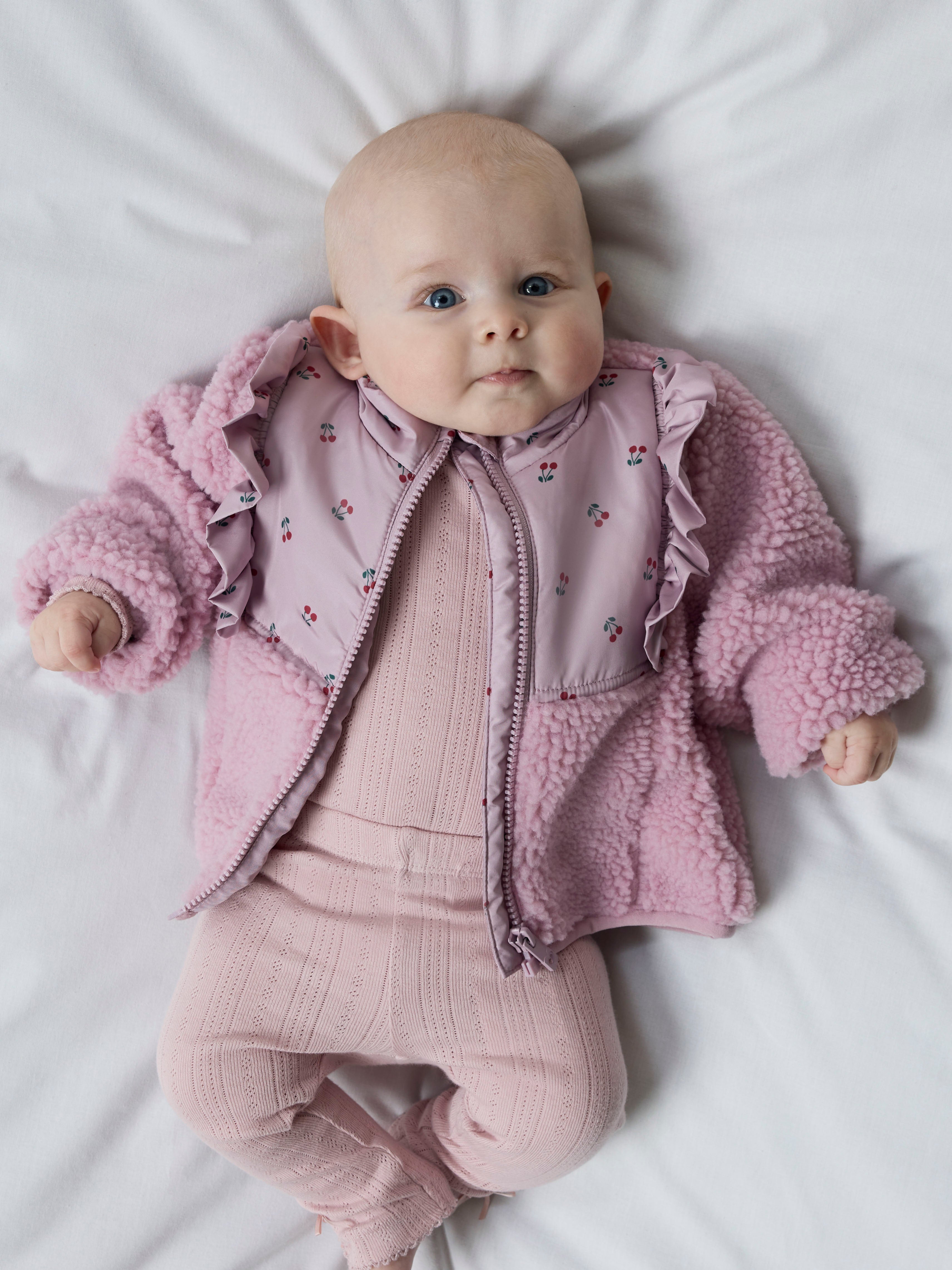 Name It Minna Teddy Jacket - Keepsake Lilac