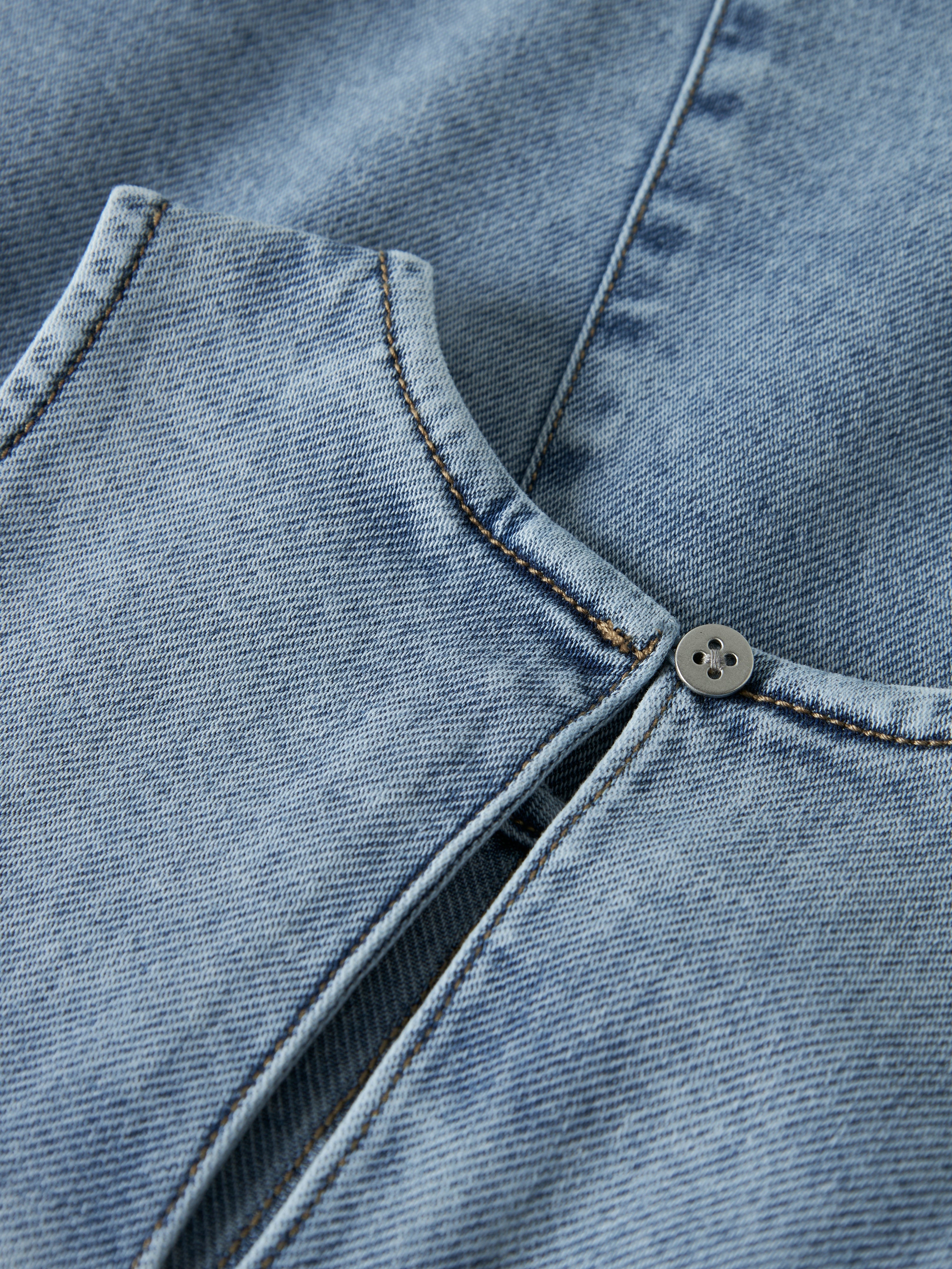 Name It Amelia Denim Dress - Medium Blue Denim