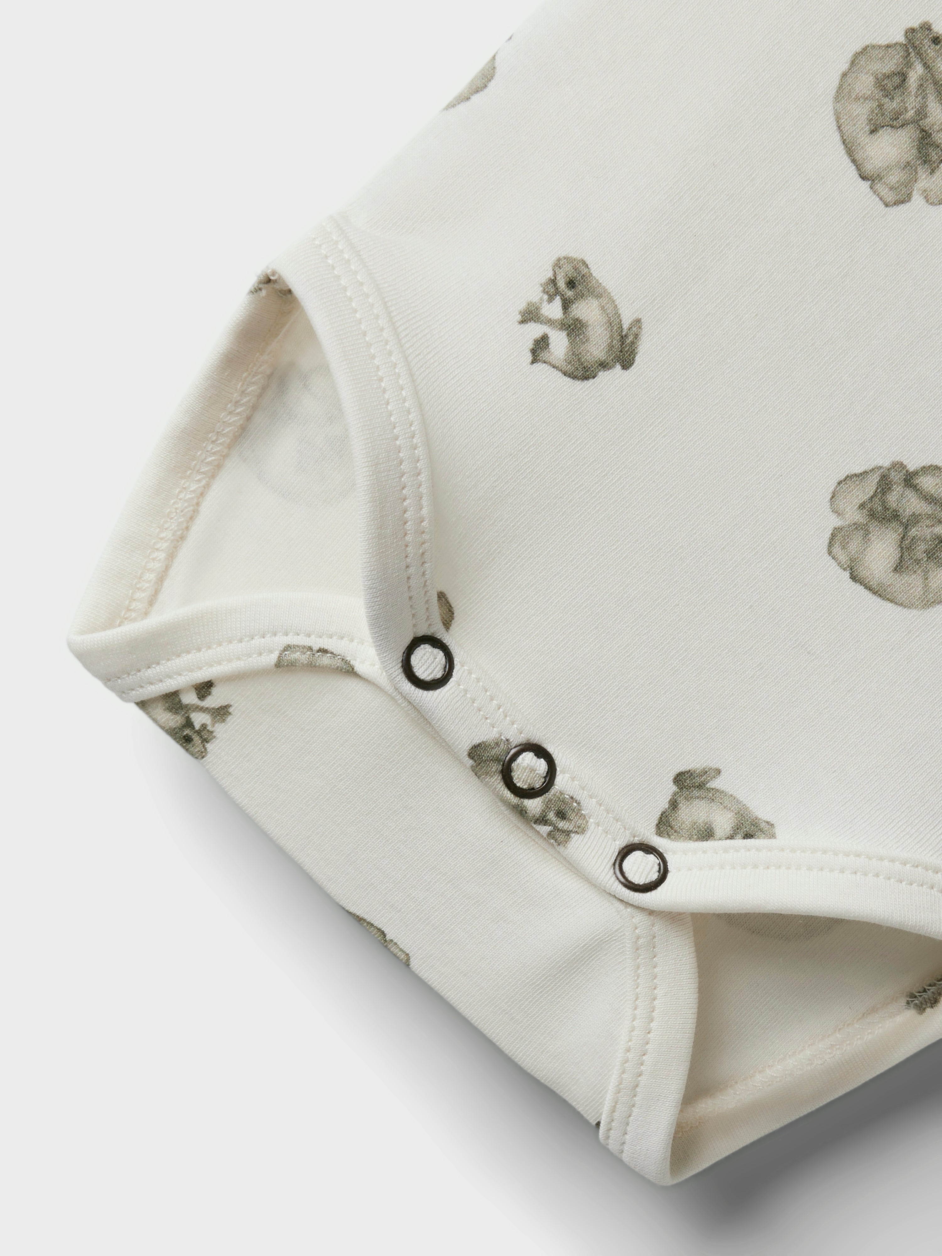 Lil Atelier Gayo Sor SS Body - Coconut Milk/Frog