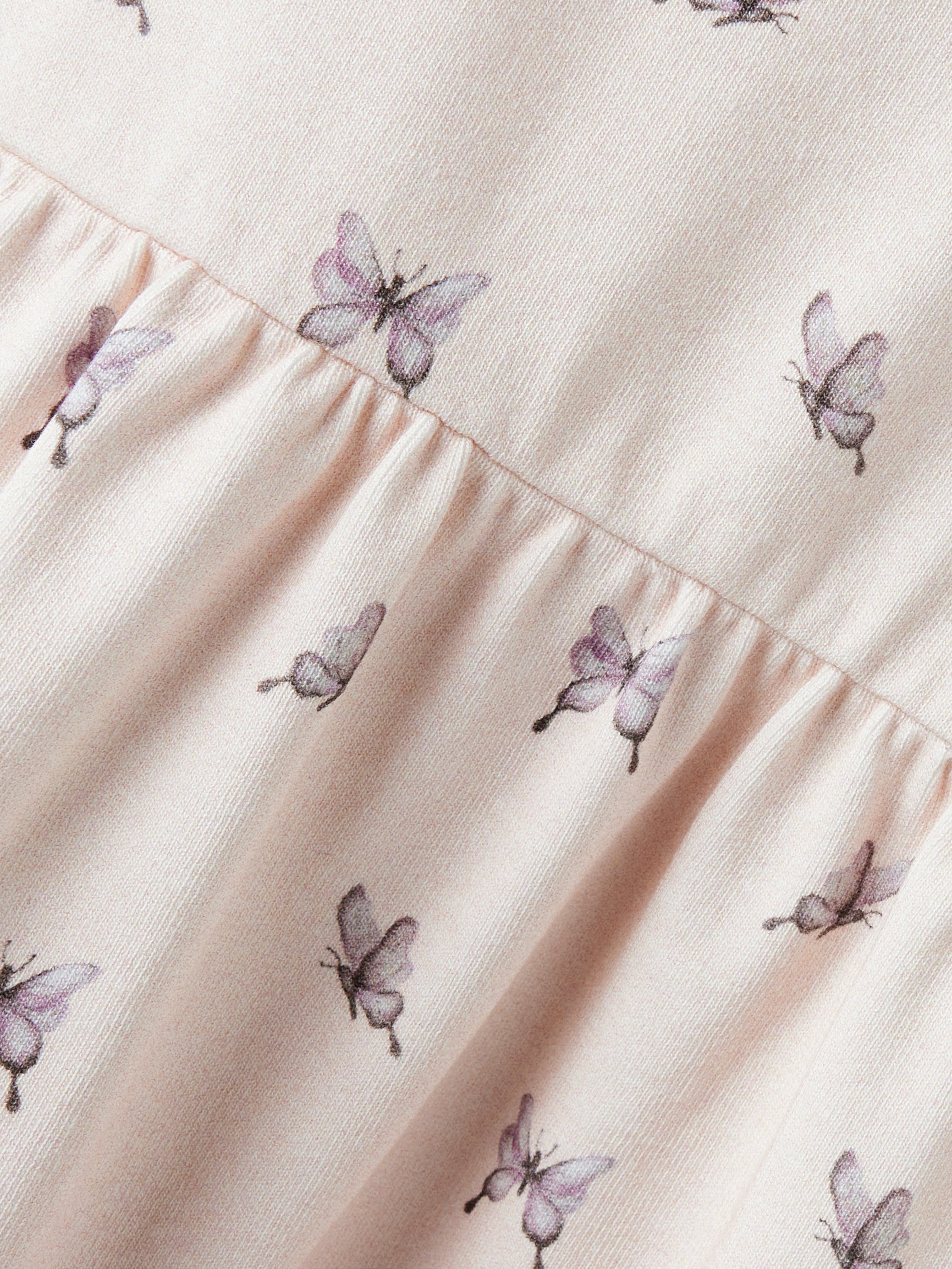 Lil Atelier Gayo San Strap Dress - Peach Blush/Butterfly