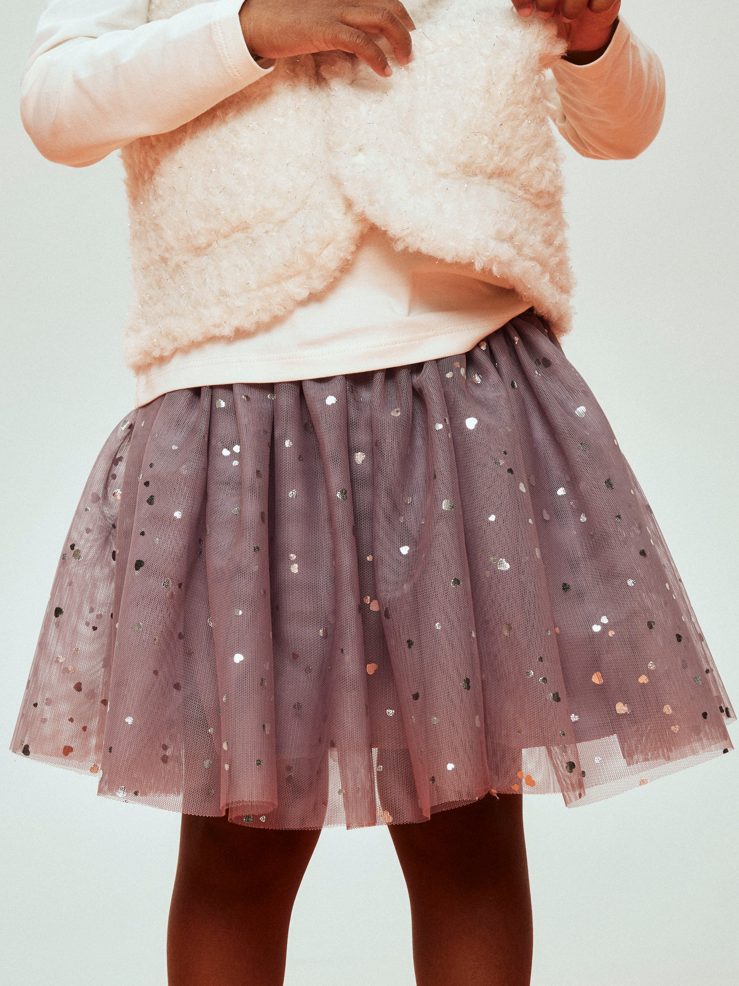 Name It Terana Tulle Skirt - Lavender Gray