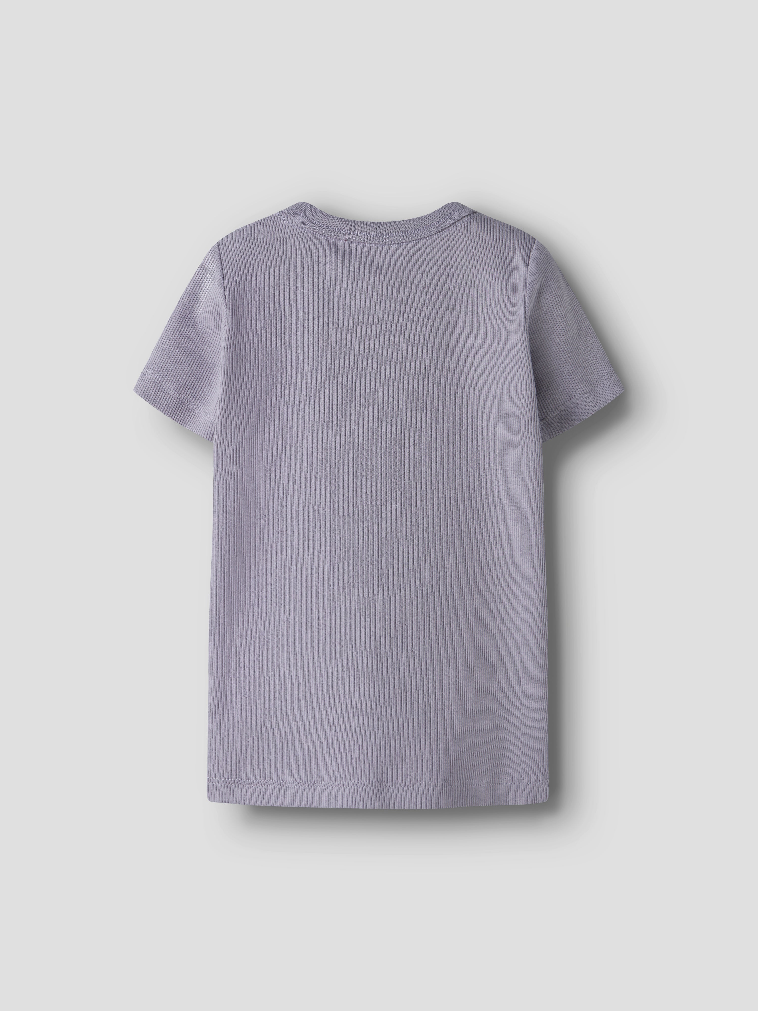 Name It Nakal SS Slim Top - Lavender Gray