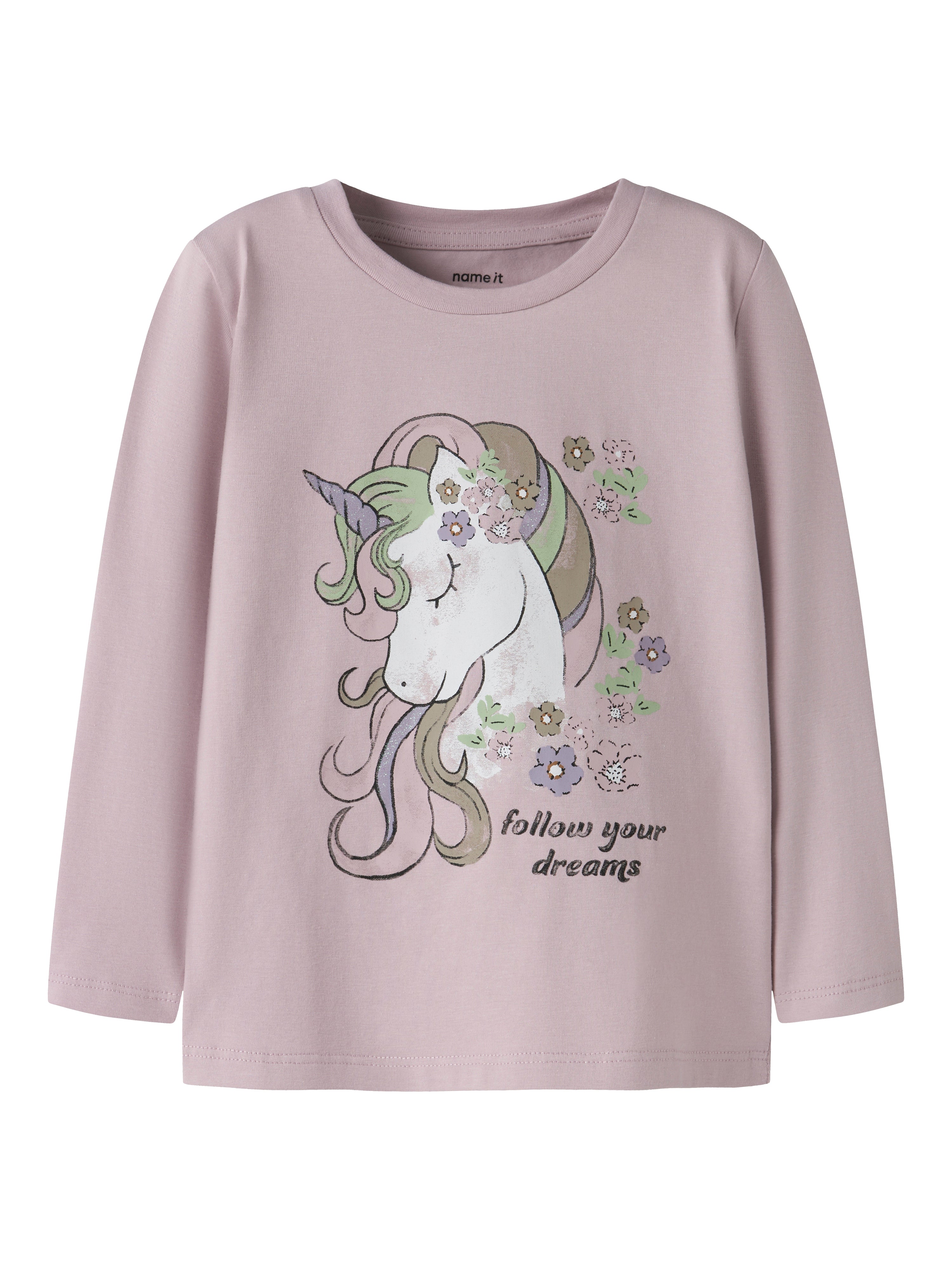 Name It Tulinea LS Top - Dawn Pink