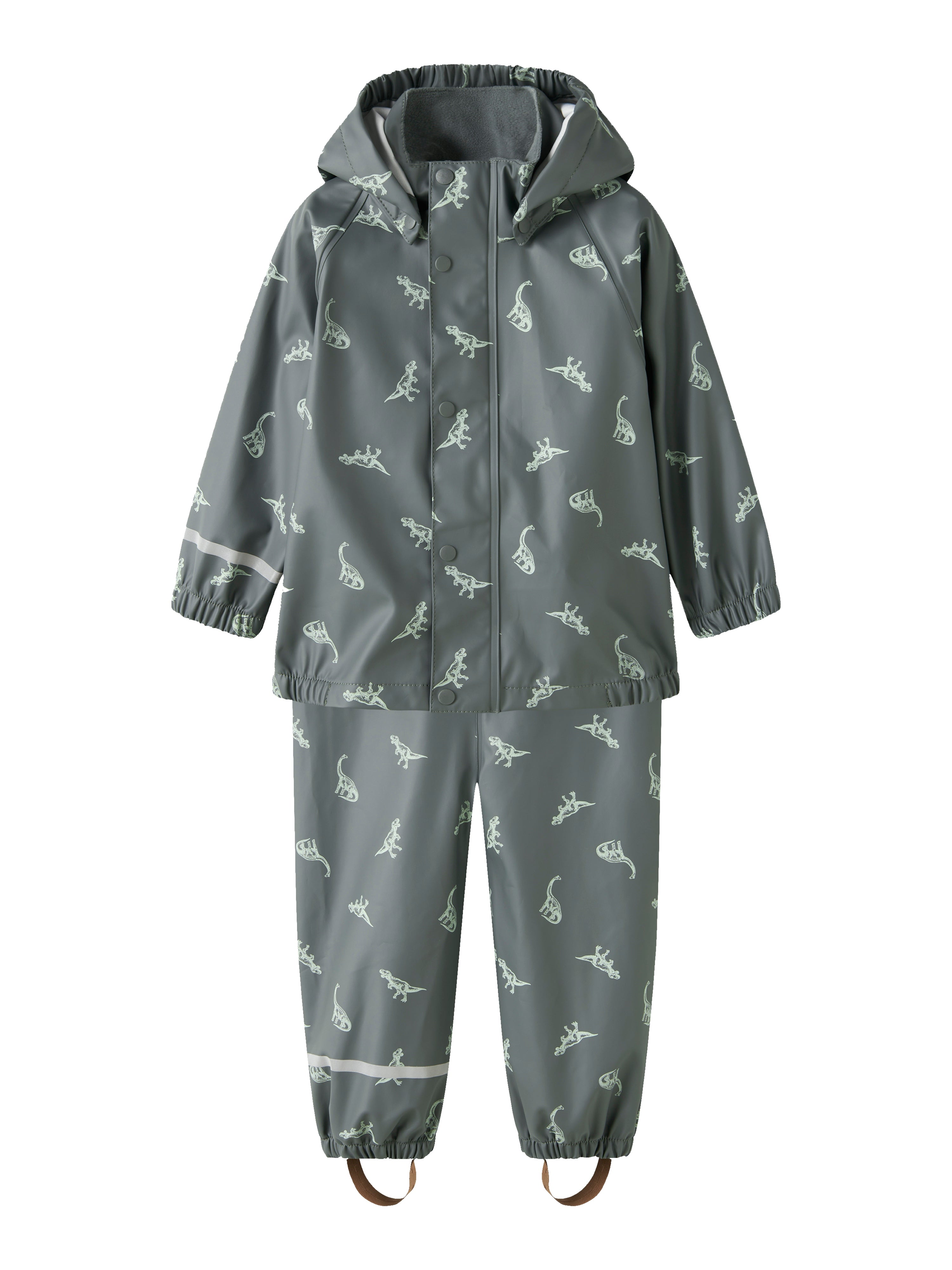 Name It Dry10 Rain Set - Balsam Green/Dino