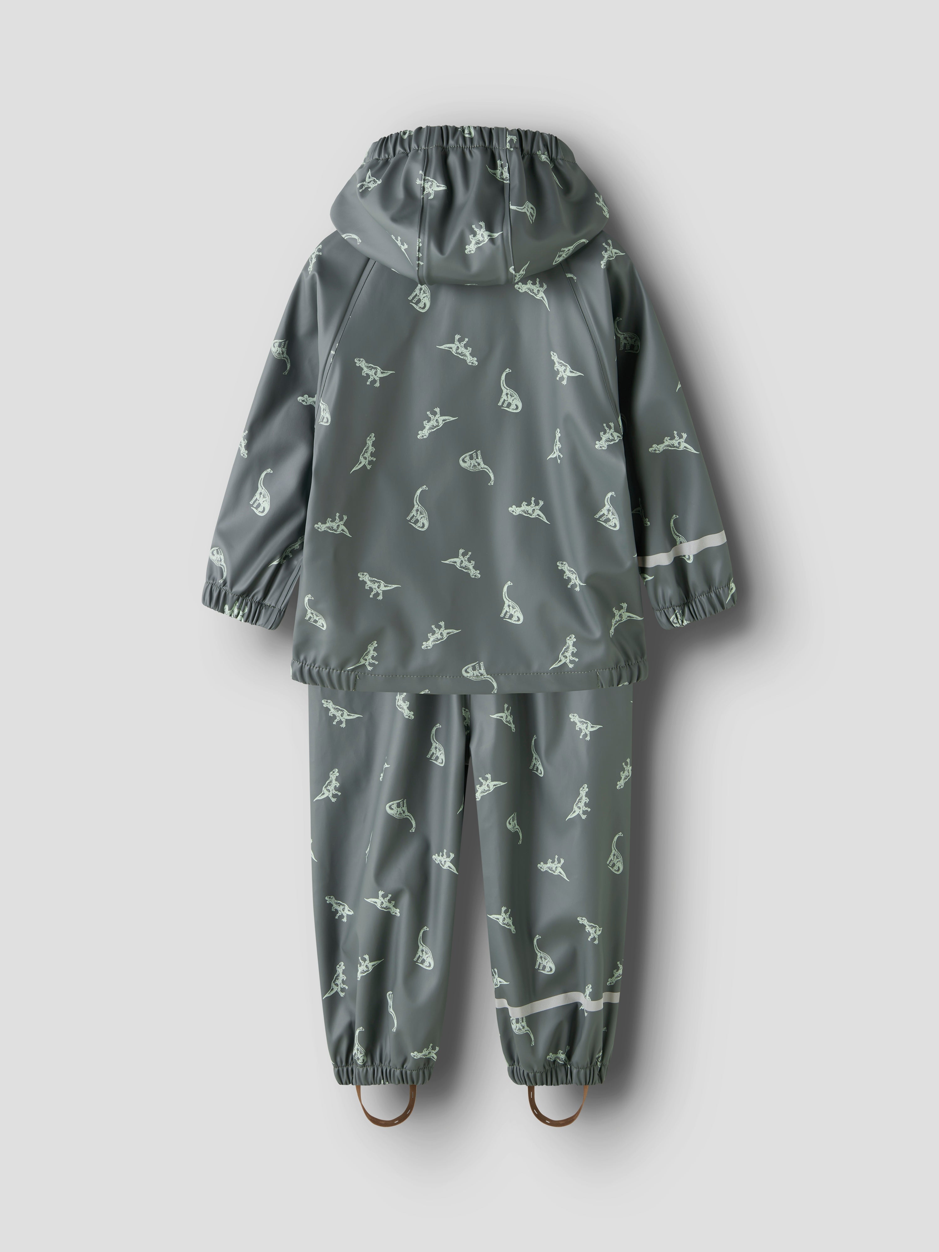 Name It Dry10 Rain Set - Balsam Green/Dino