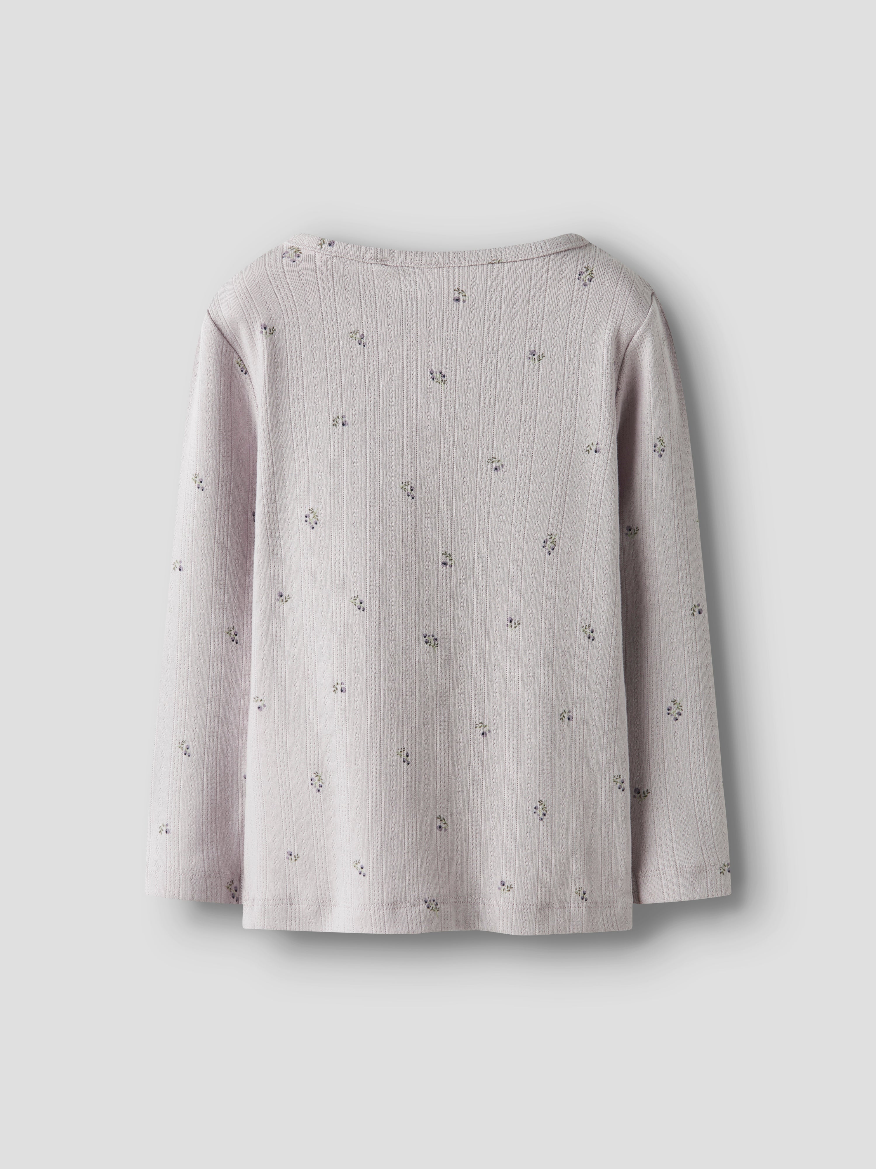 Name It Berries LS Slim Top - Lilac Marble