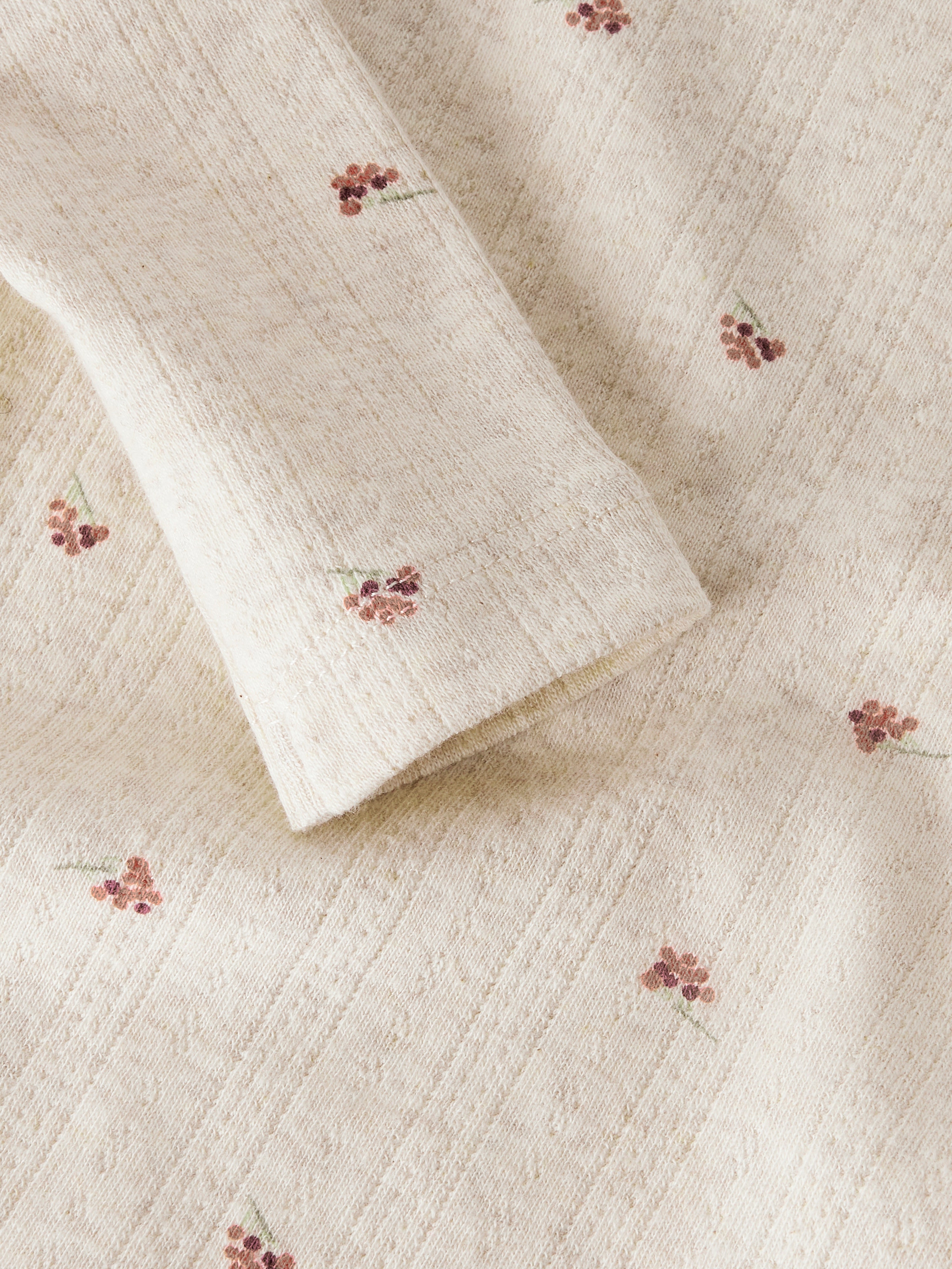 Name It Berries LS Slim Top - Peyote Melange