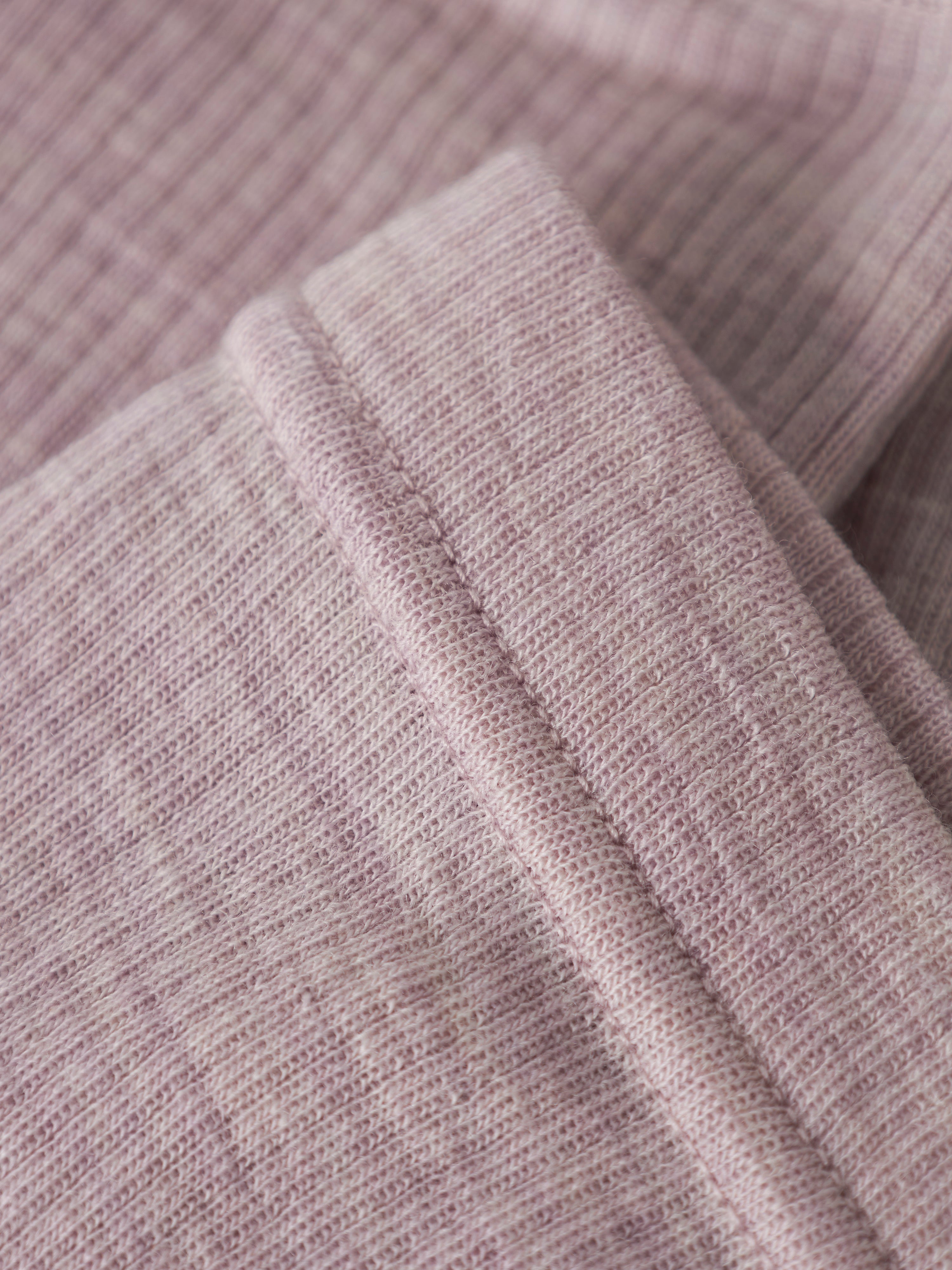 Name It Wax - Wool Rib Leggings - Violet Ice