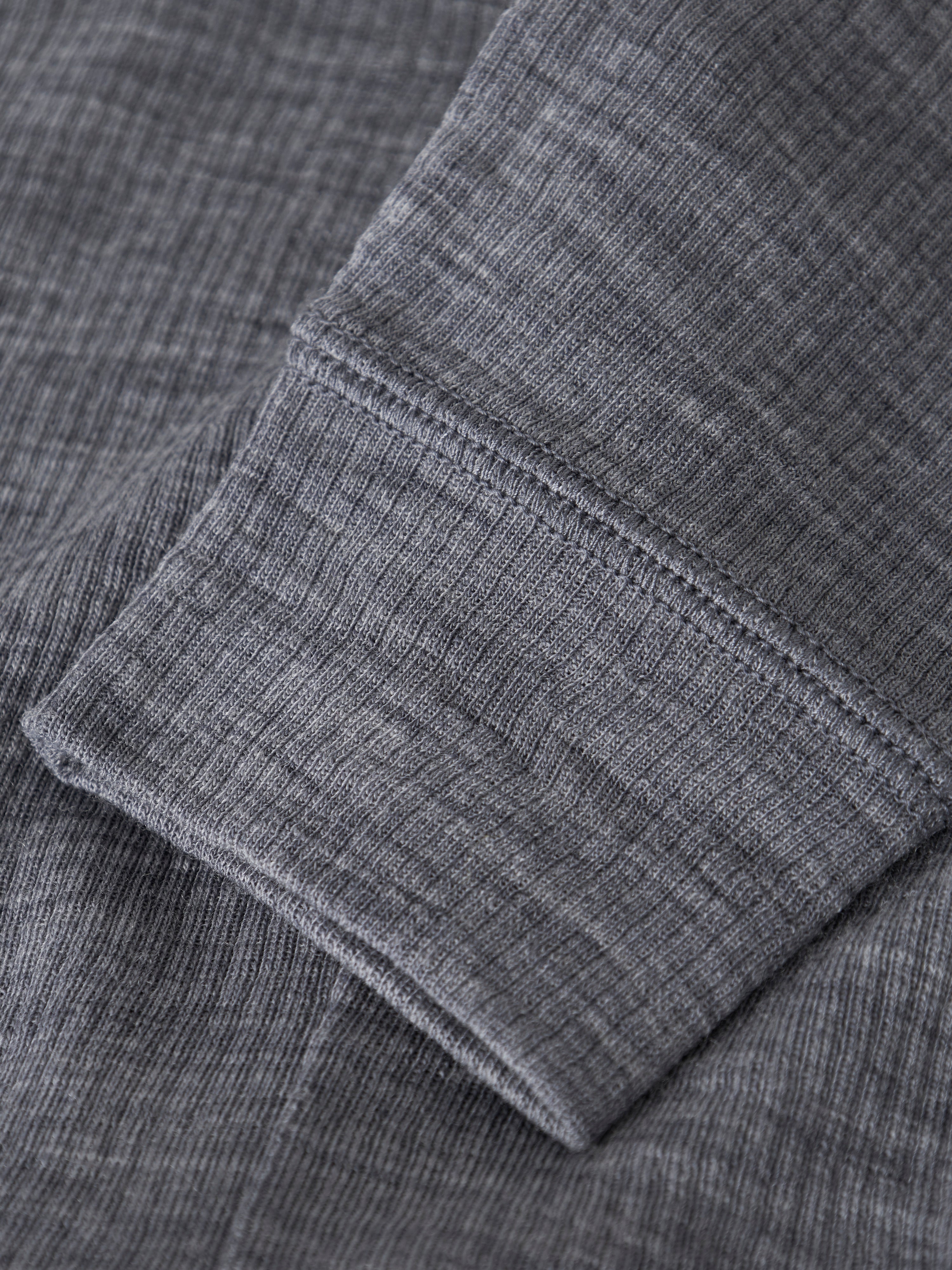 Name It Wax - Wool Rib Leggings - Folkstone Gray