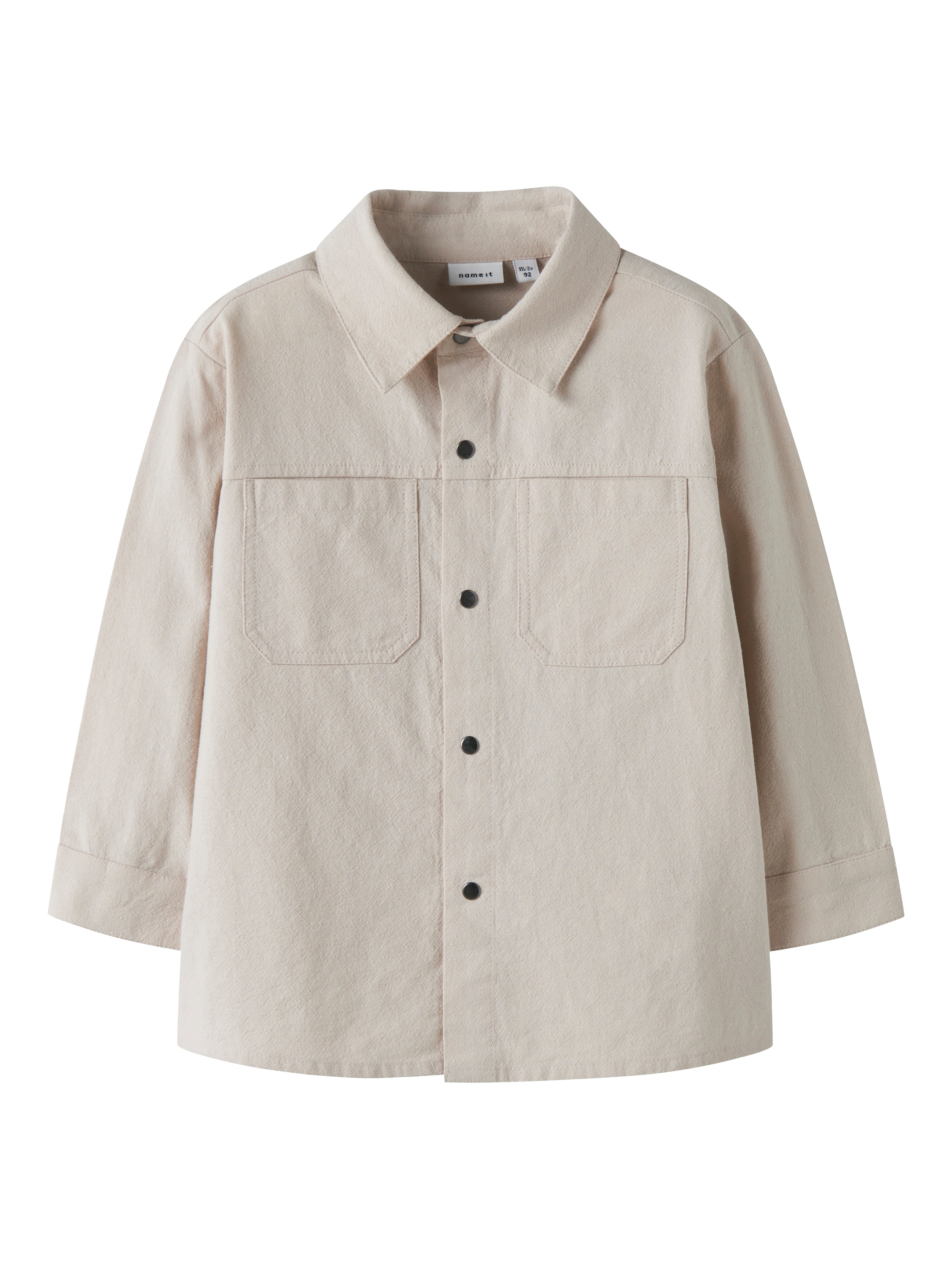 Name It Derik LS Overshirt - Chateau Gray