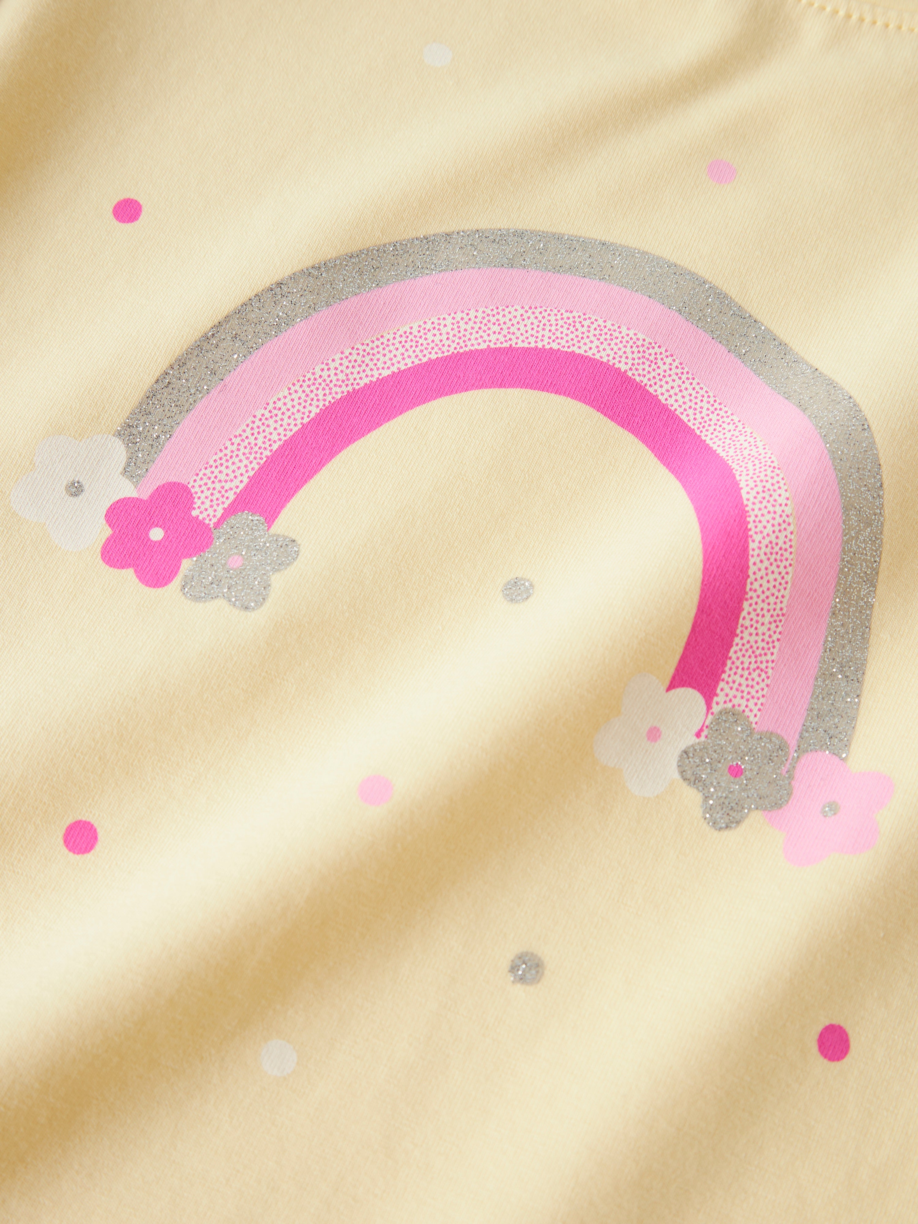 Name It Dottas SS Top - Pear Sorbet