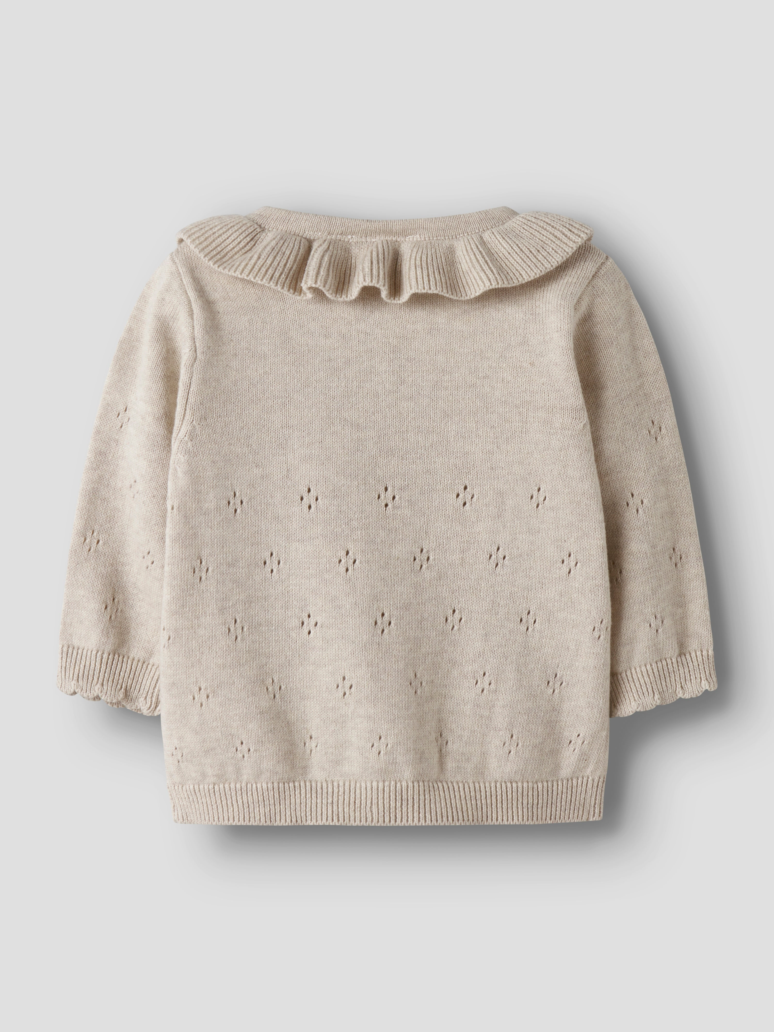 Name It Diame LS Knit Cardigan - Peyote Melange