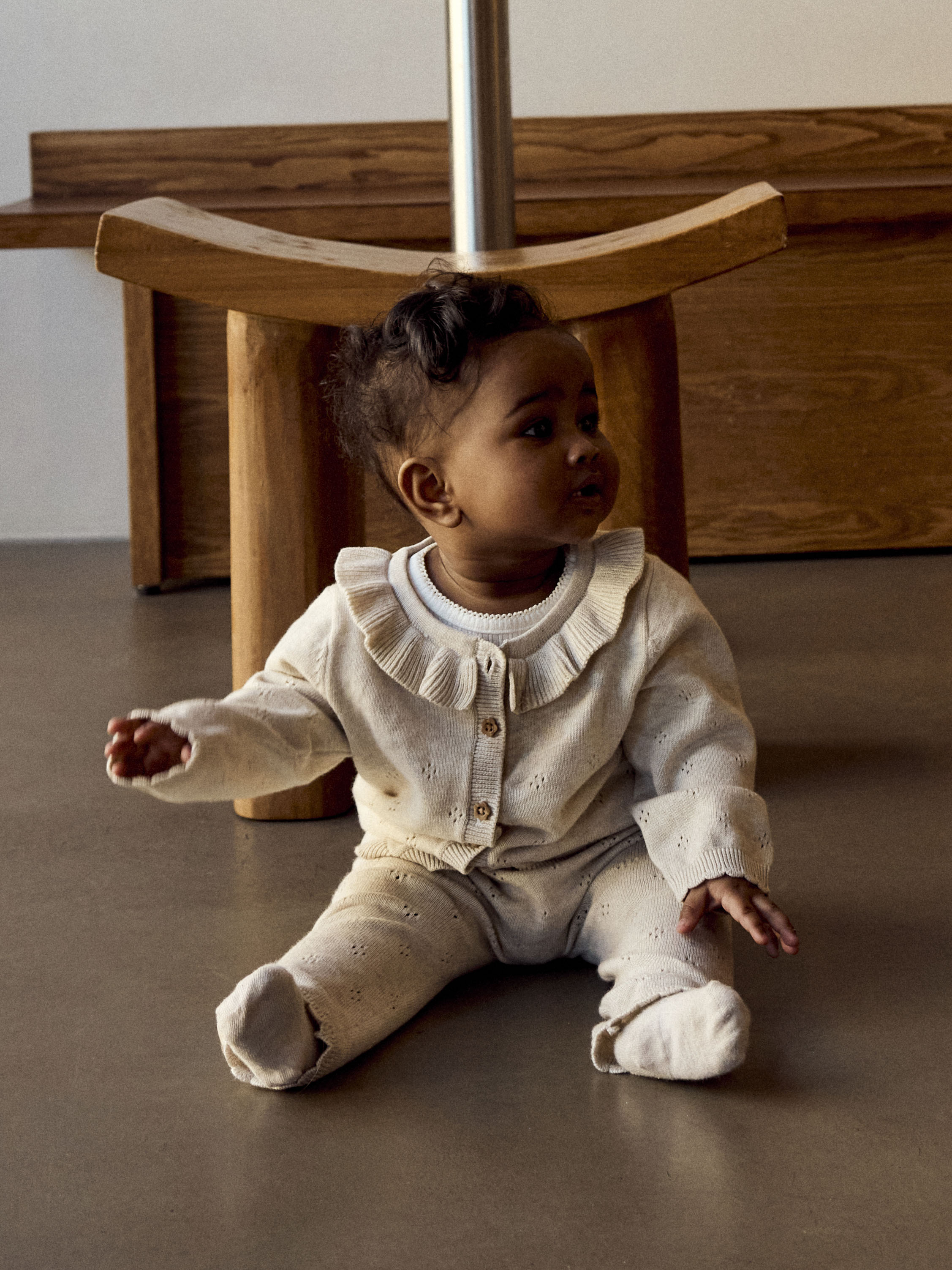 Name It Diame LS Knit Cardigan - Peyote Melange