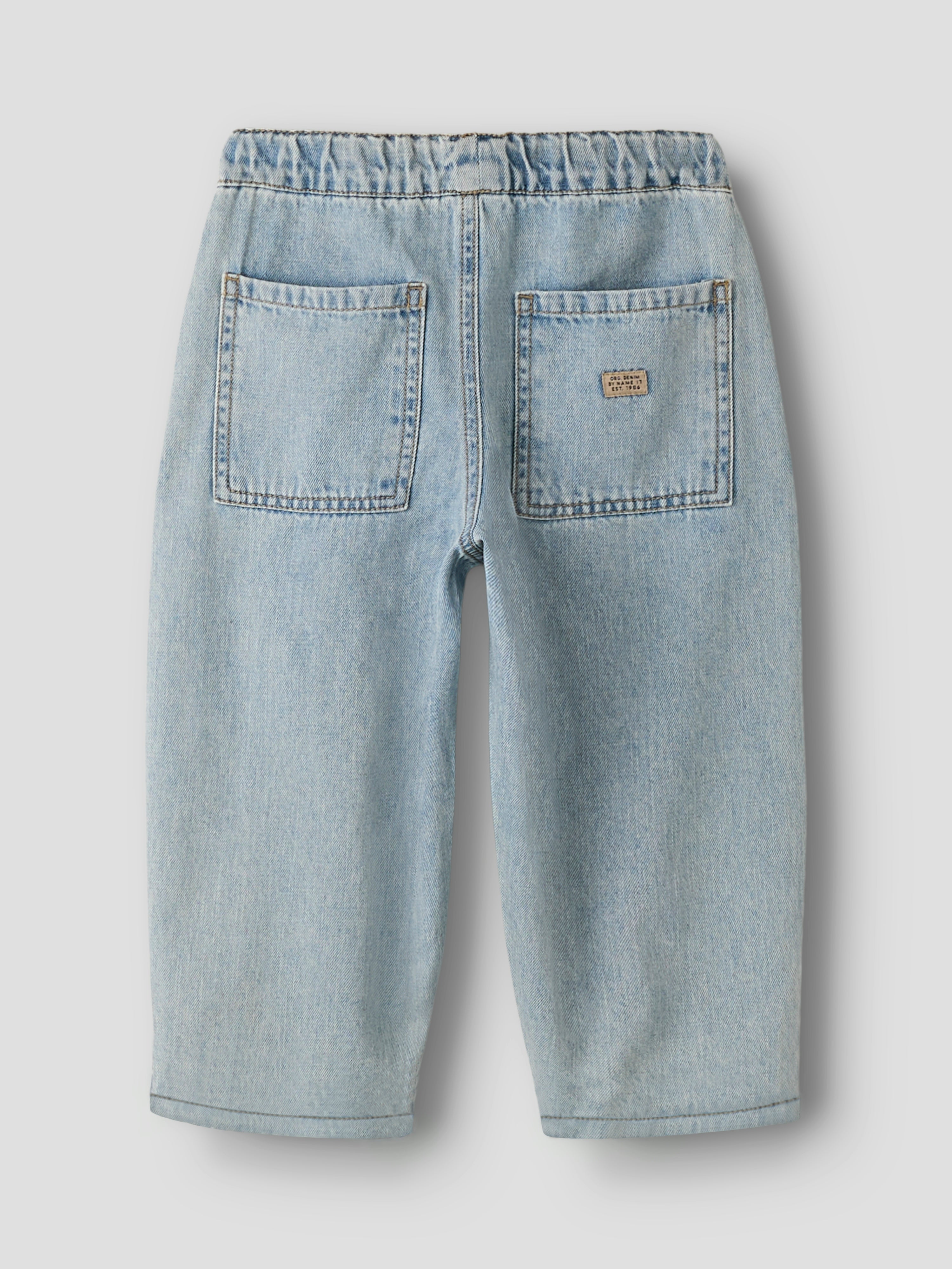Name It Ben Jog Barrel Jeans - Light Blue Denim