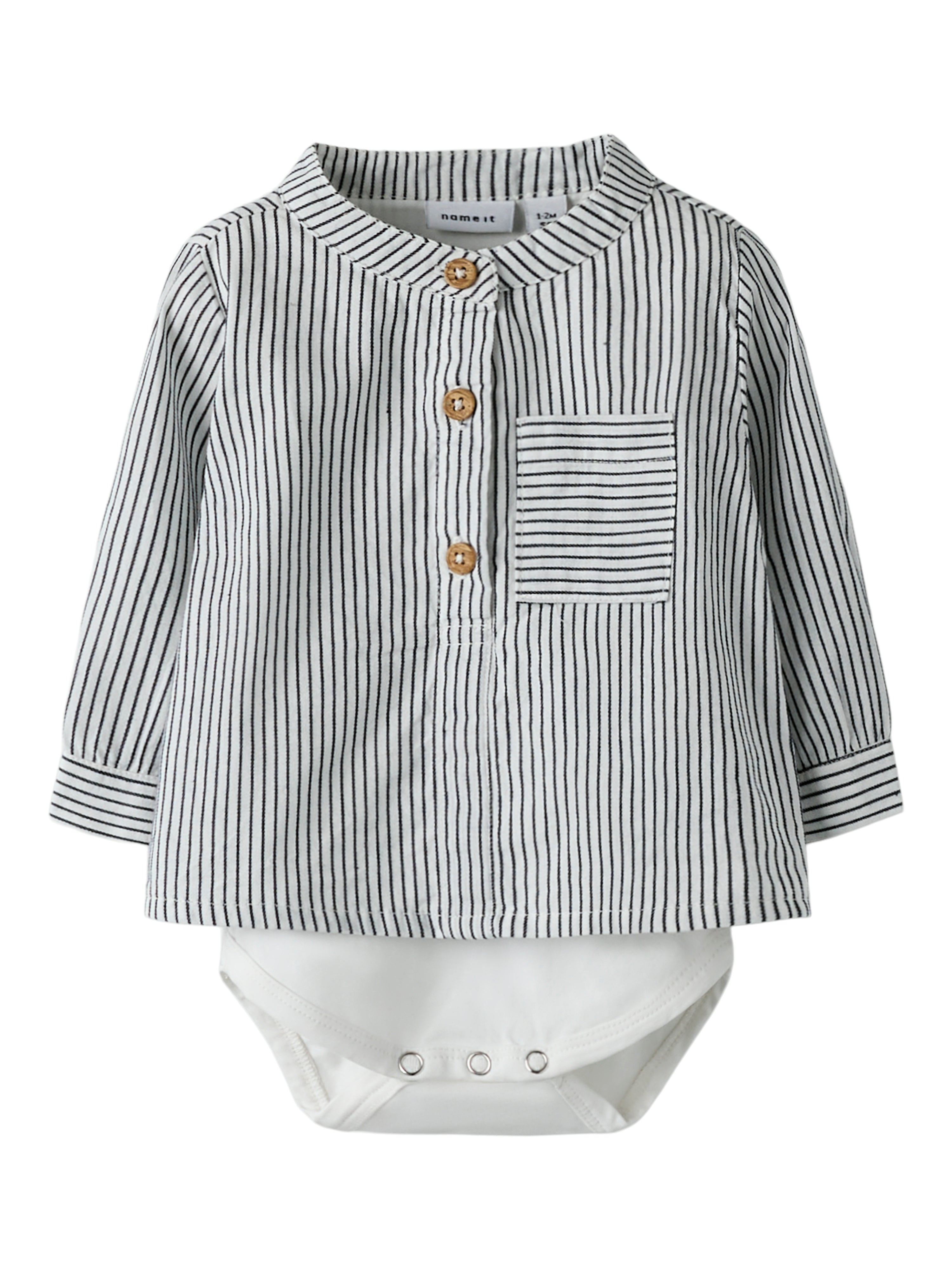 Name It Far LS Shirt Body - Cloud Dancer