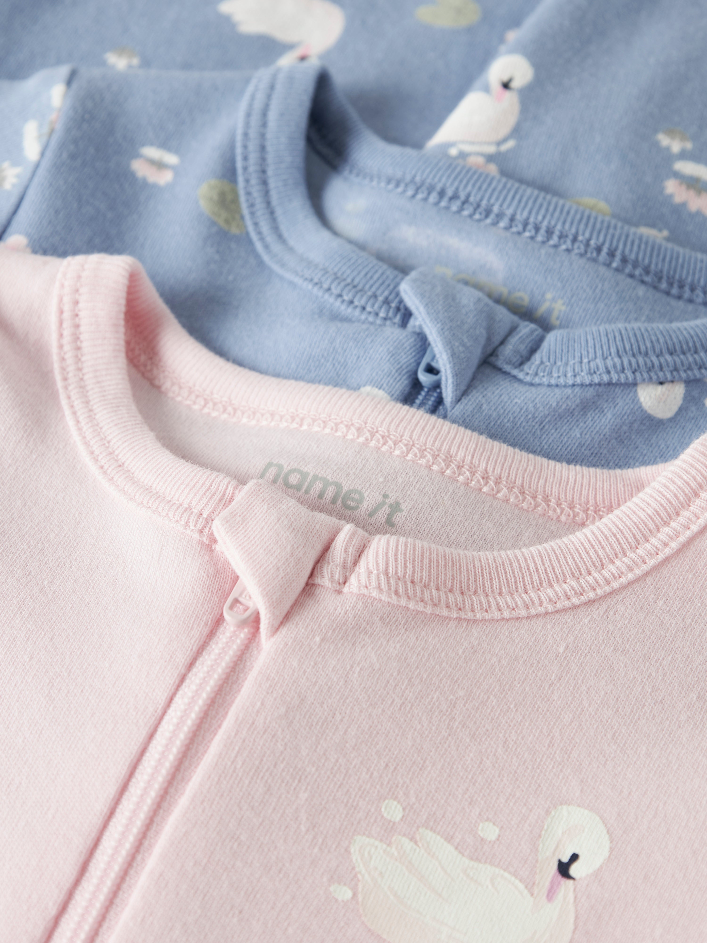 Name It Nightsuit 2 pak Swan - Endless Sky