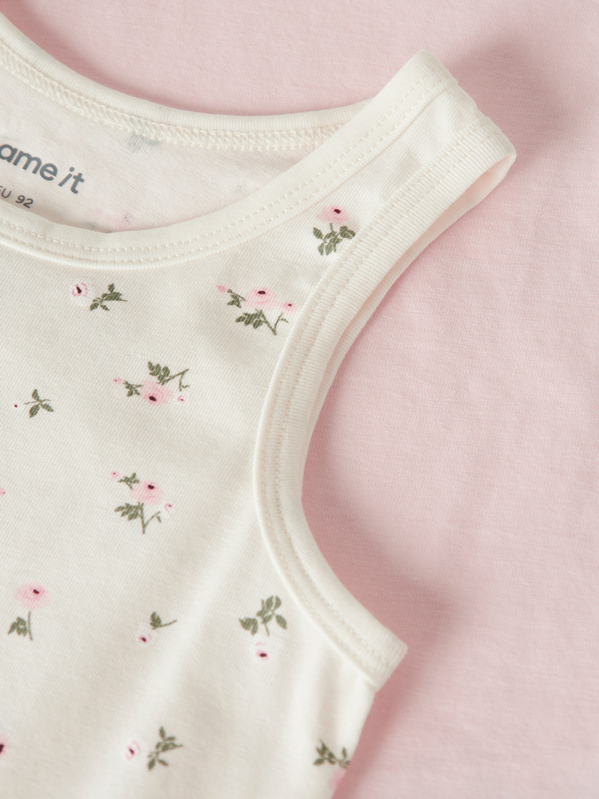 Name It Tank Top 2pak Jet Stream Flower - Jet Stream w/ Ballerina