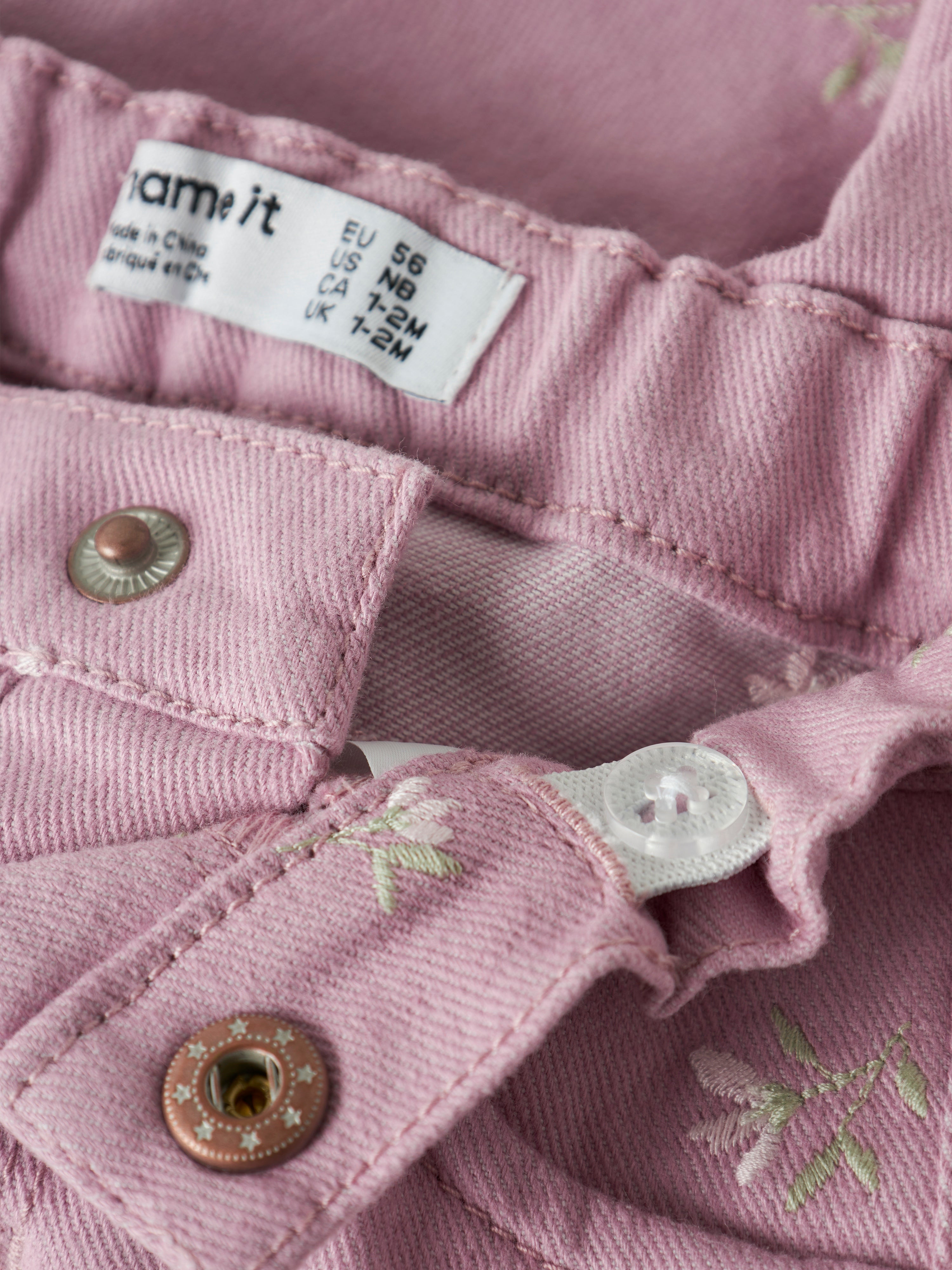 Name It Rose Loose Twill Pants - Dawn Pink