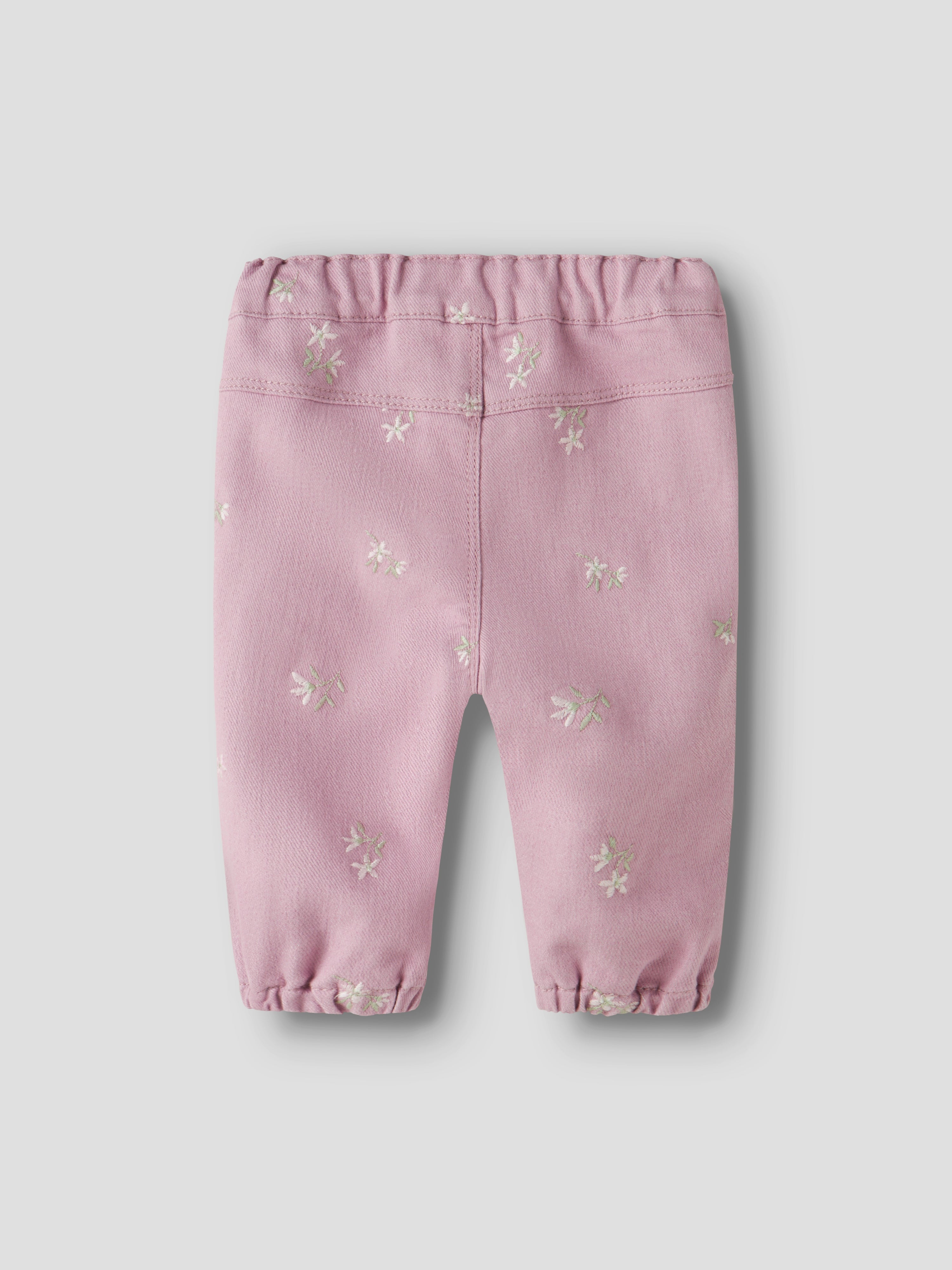 Name It Rose Loose Twill Pants - Dawn Pink