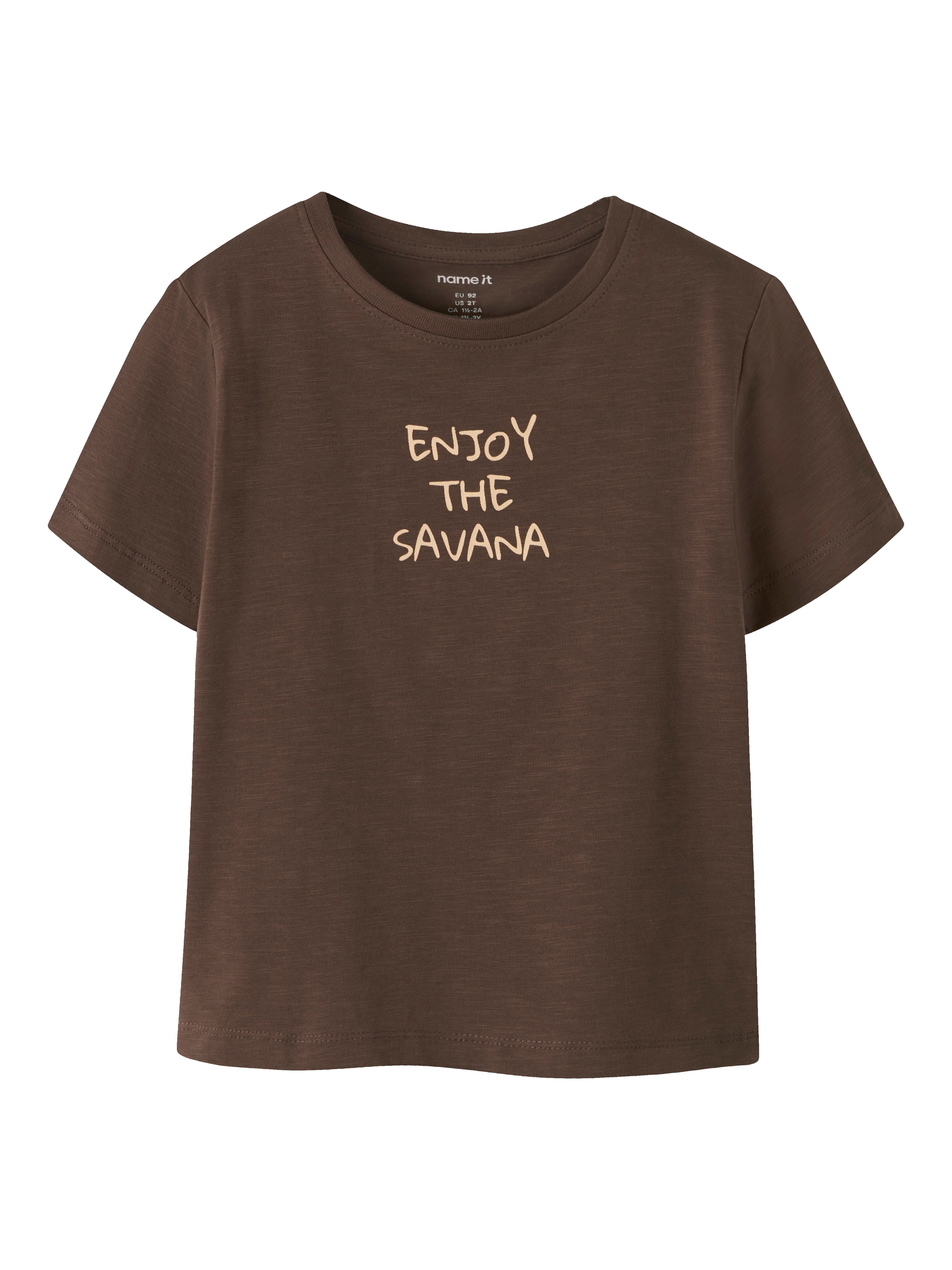 Name It Holdu - SS Top - Chestnut