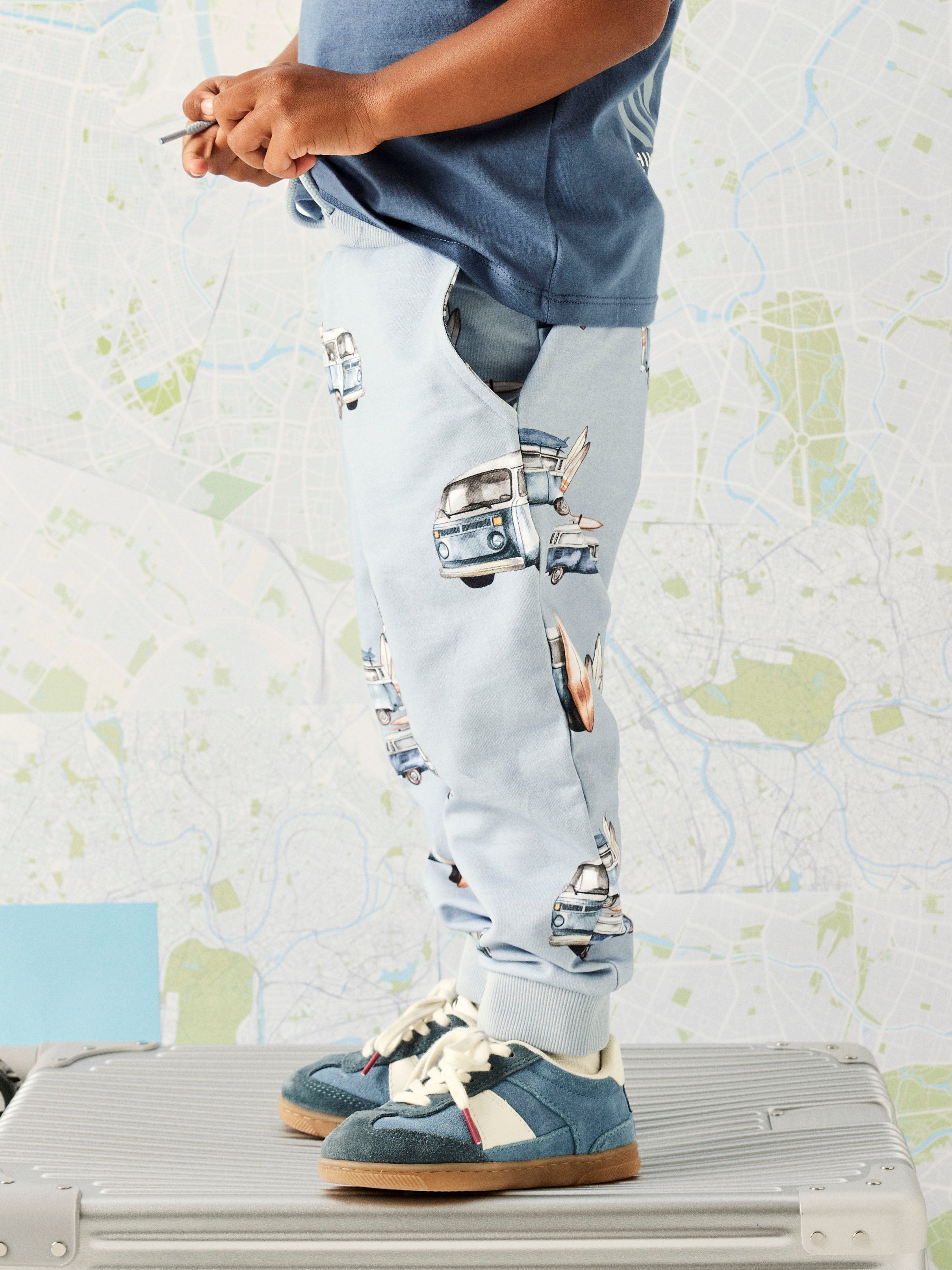 Name It Jaxon - Sweat pants - Blue Fog