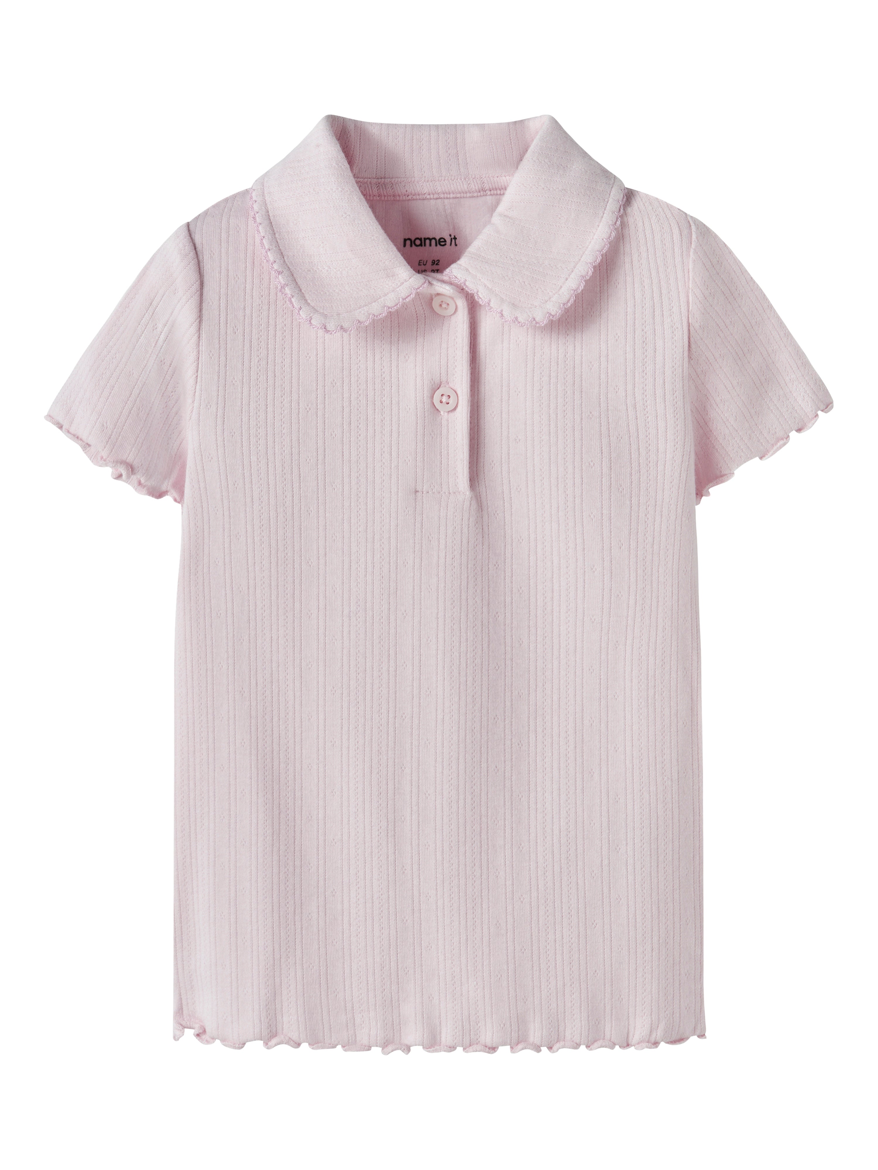 Name It Judy - SS Slim Top - Cradle Pink