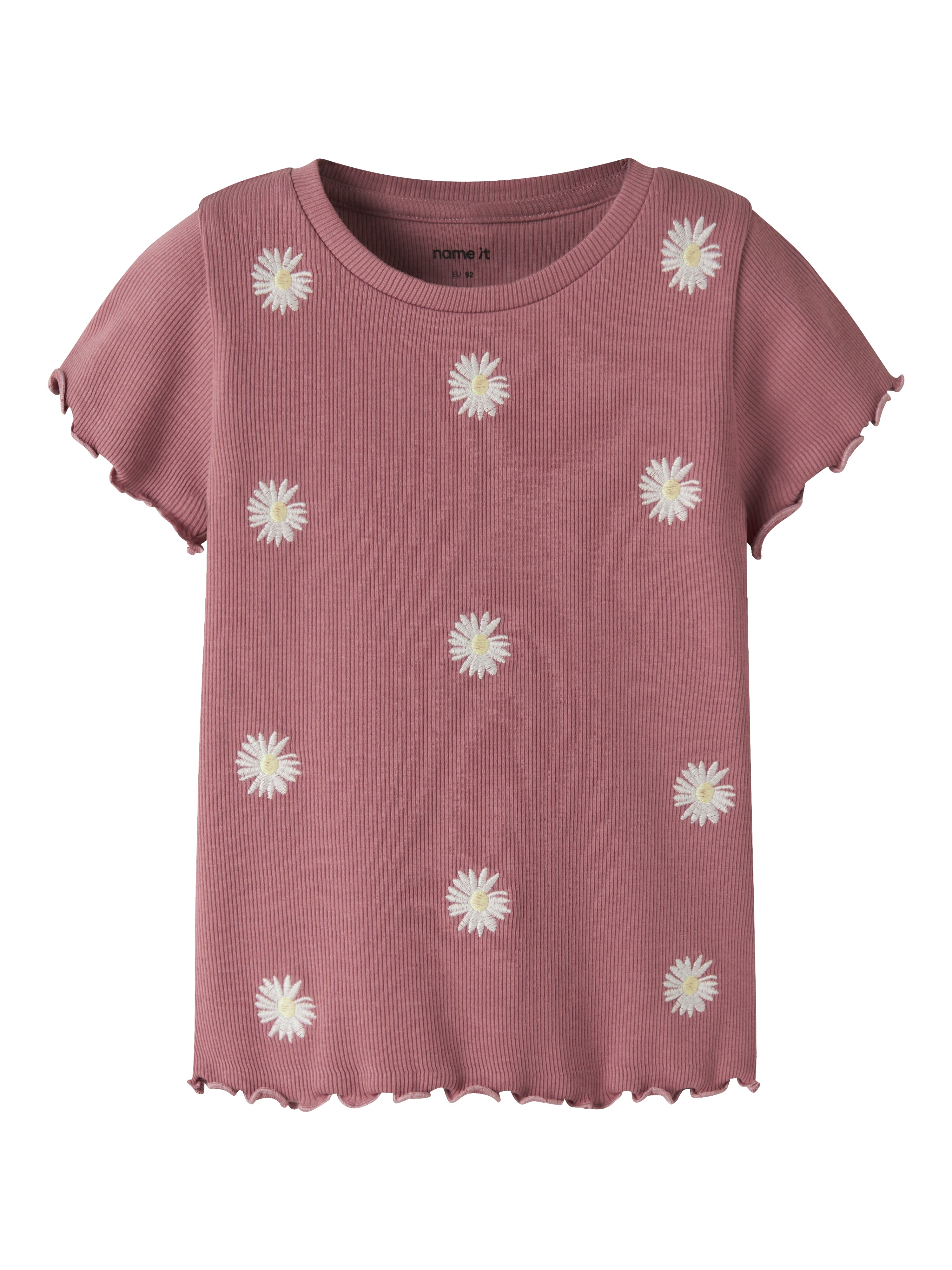 Name It Jolemo - SS Slim Top - Mesa Rose