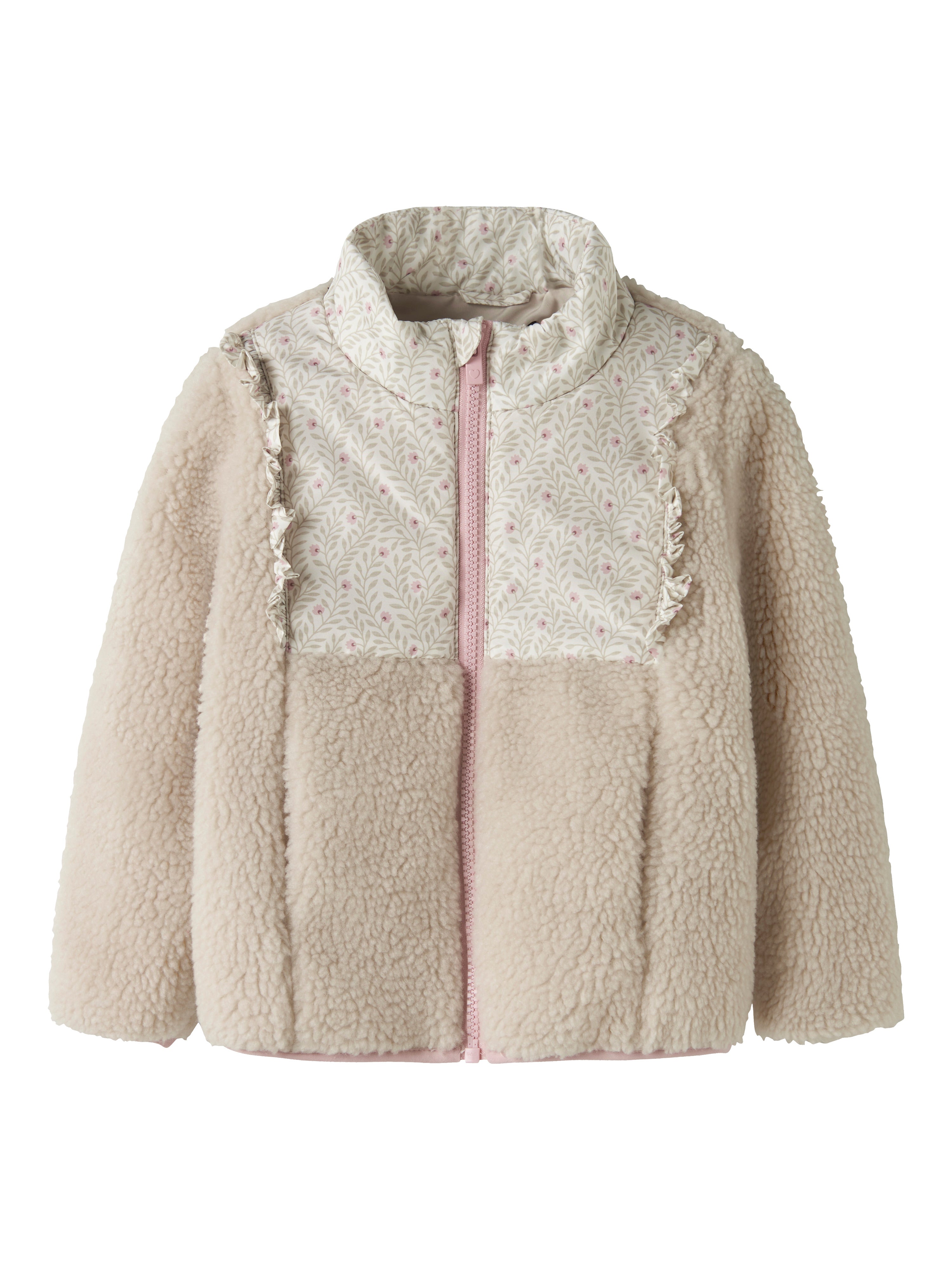 Name It - Minna Teddy Jacket - Rainy Day