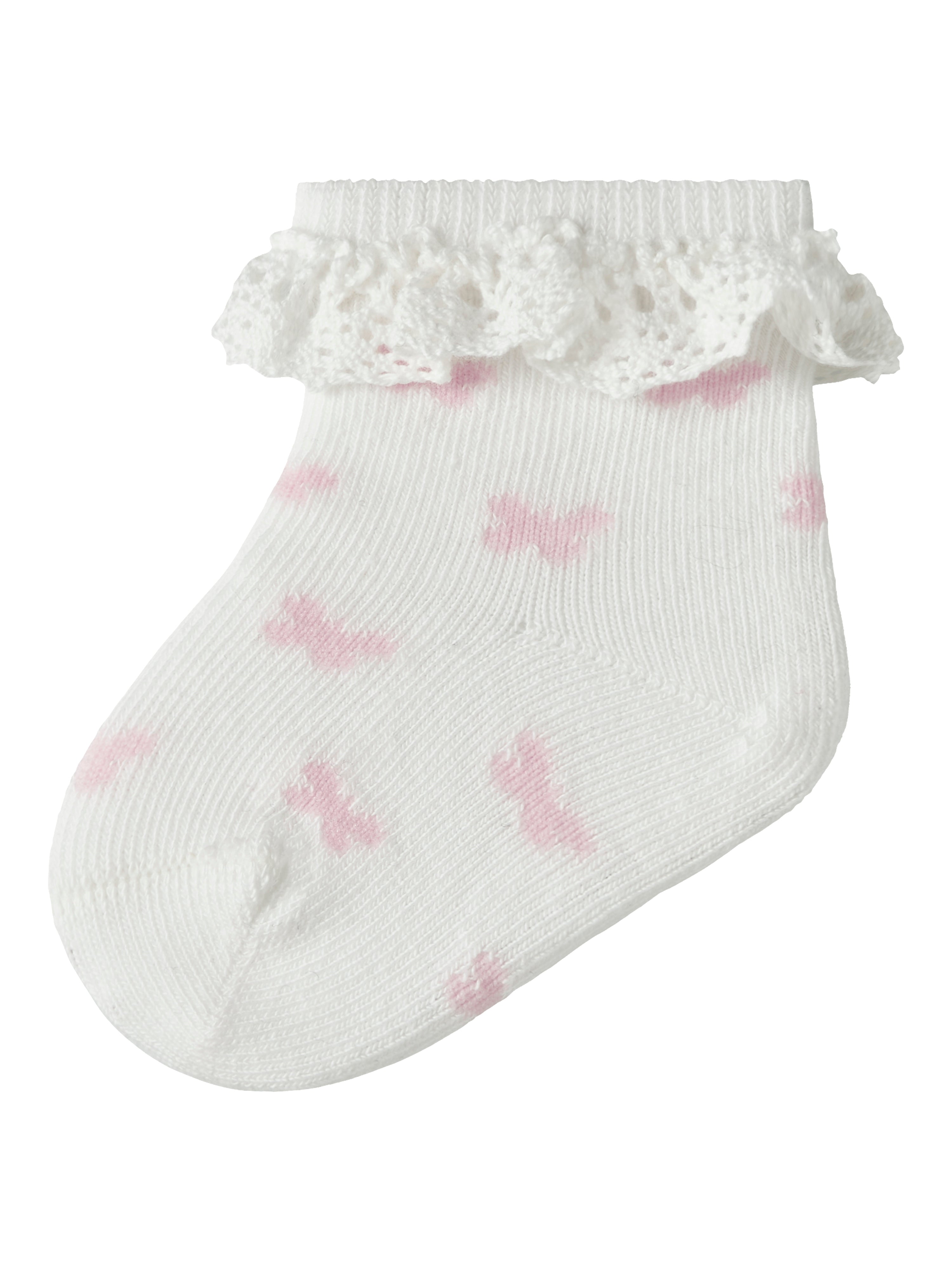 Name It Futterfly Strømper - Cloud Dancer