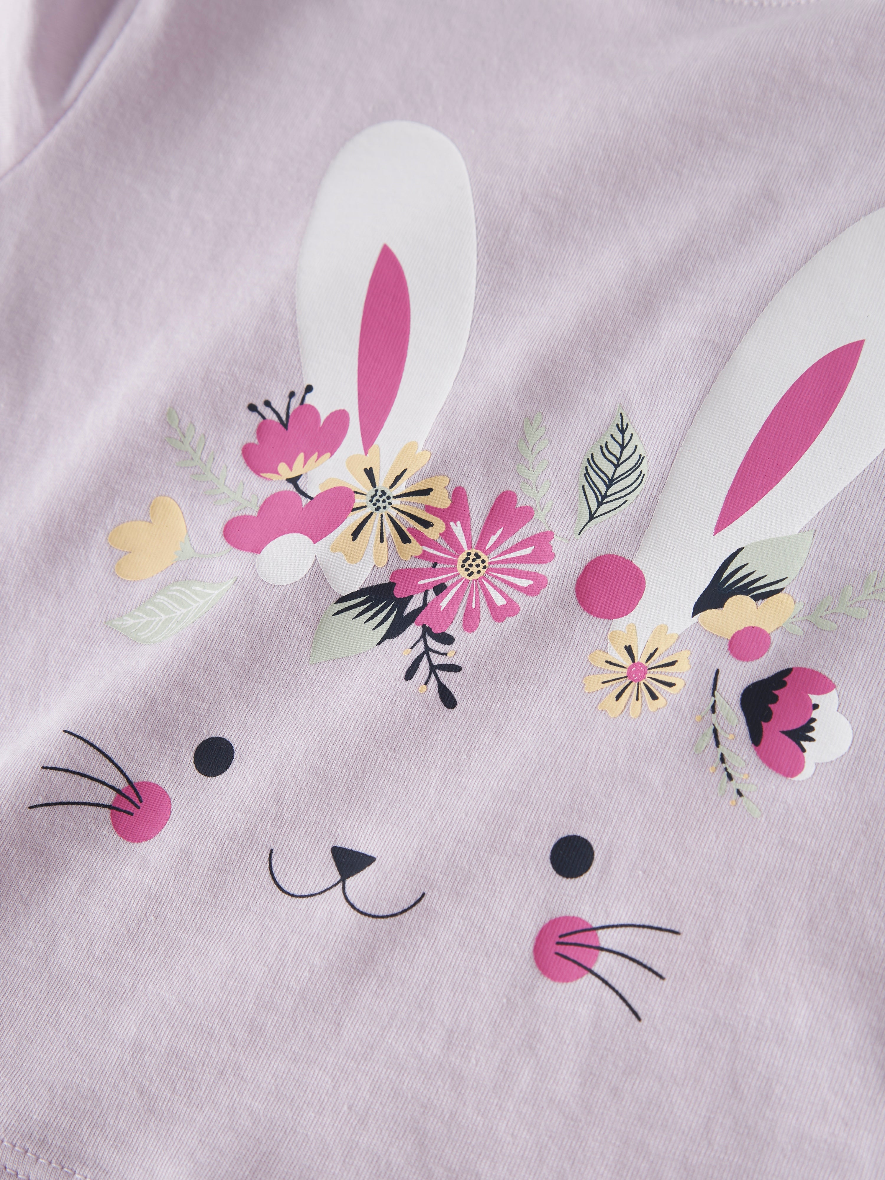 Name It Vilinse SS Short Top - Lavender Fog