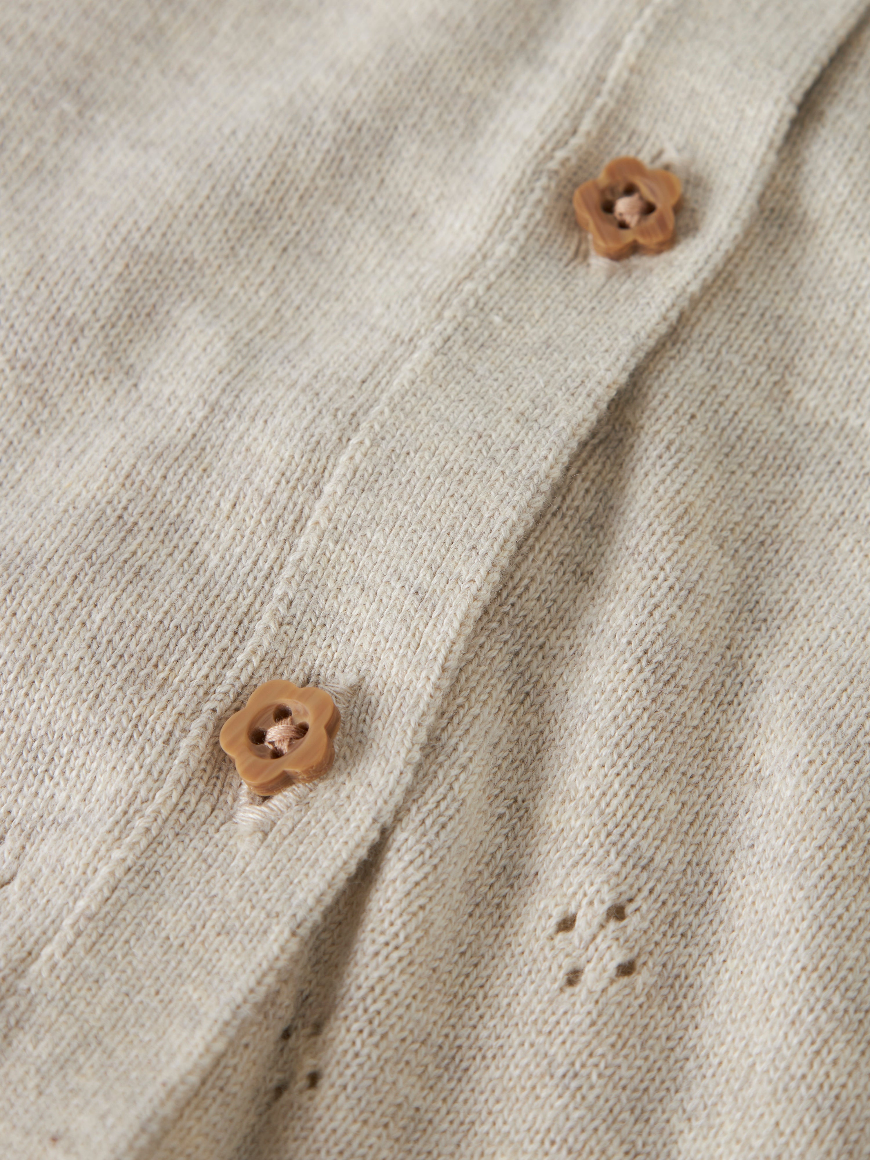 Name It Diame LS Knit Suit - Peyote Melange