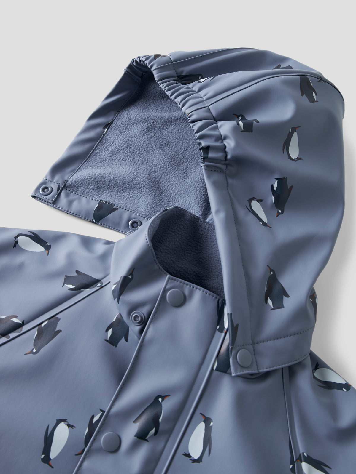 Name It Dry10 Rain Suit - Fleece AOP - Country Blue