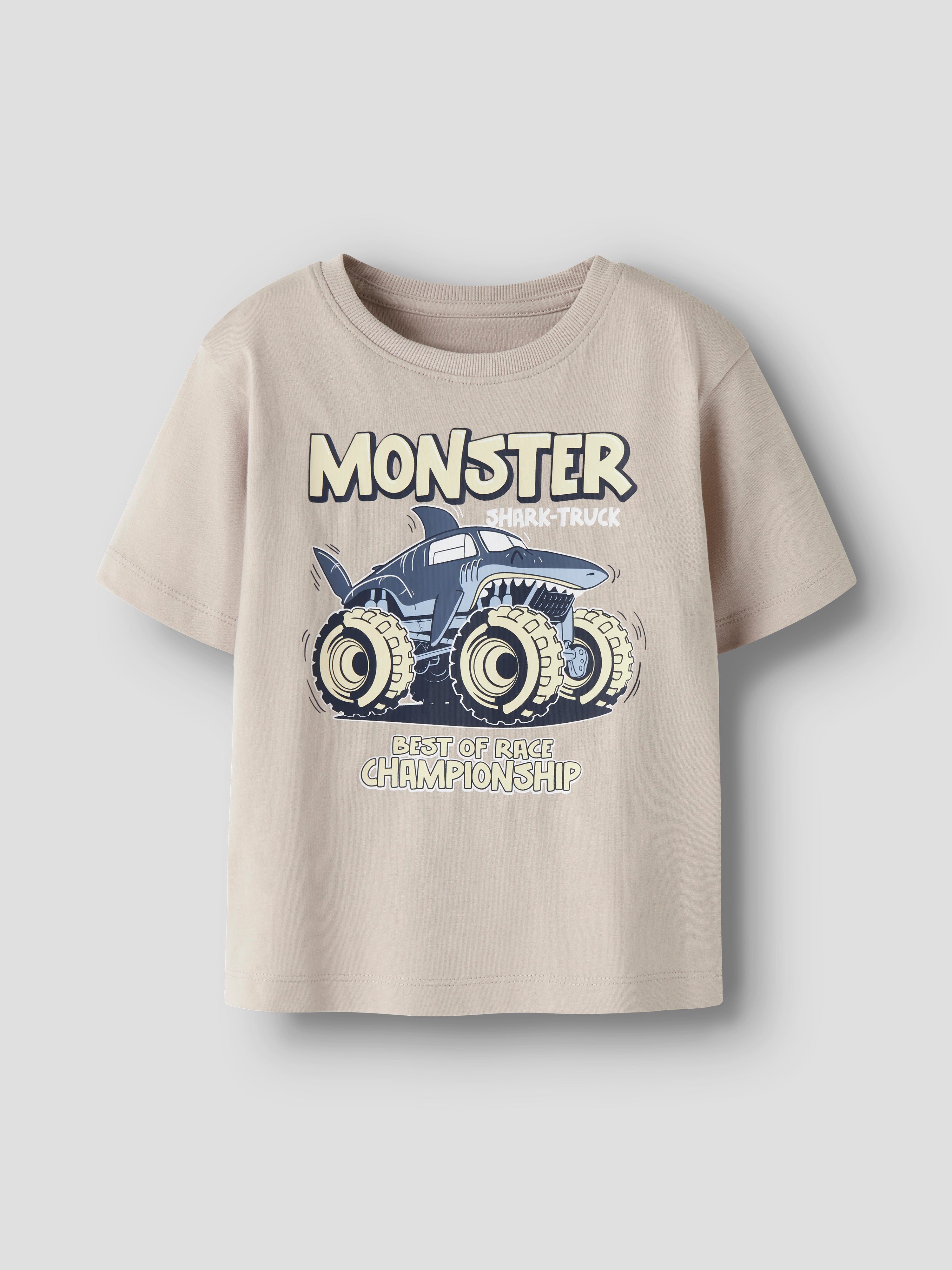 Name It Vanyo - SS Top - Chateau Gray Monster Shark
