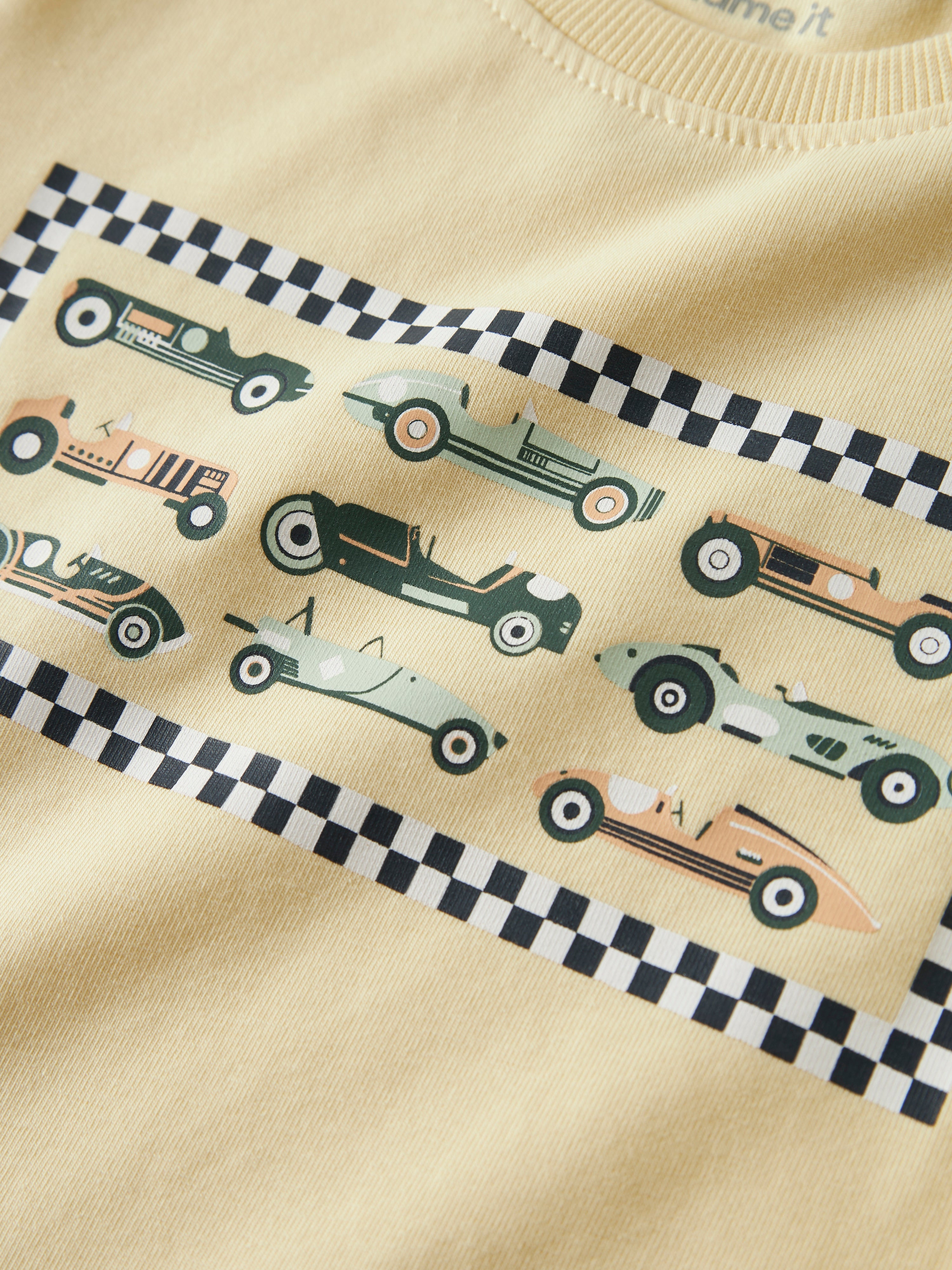 Name It Vux - SS Reg Top - Double Cream/Off Road