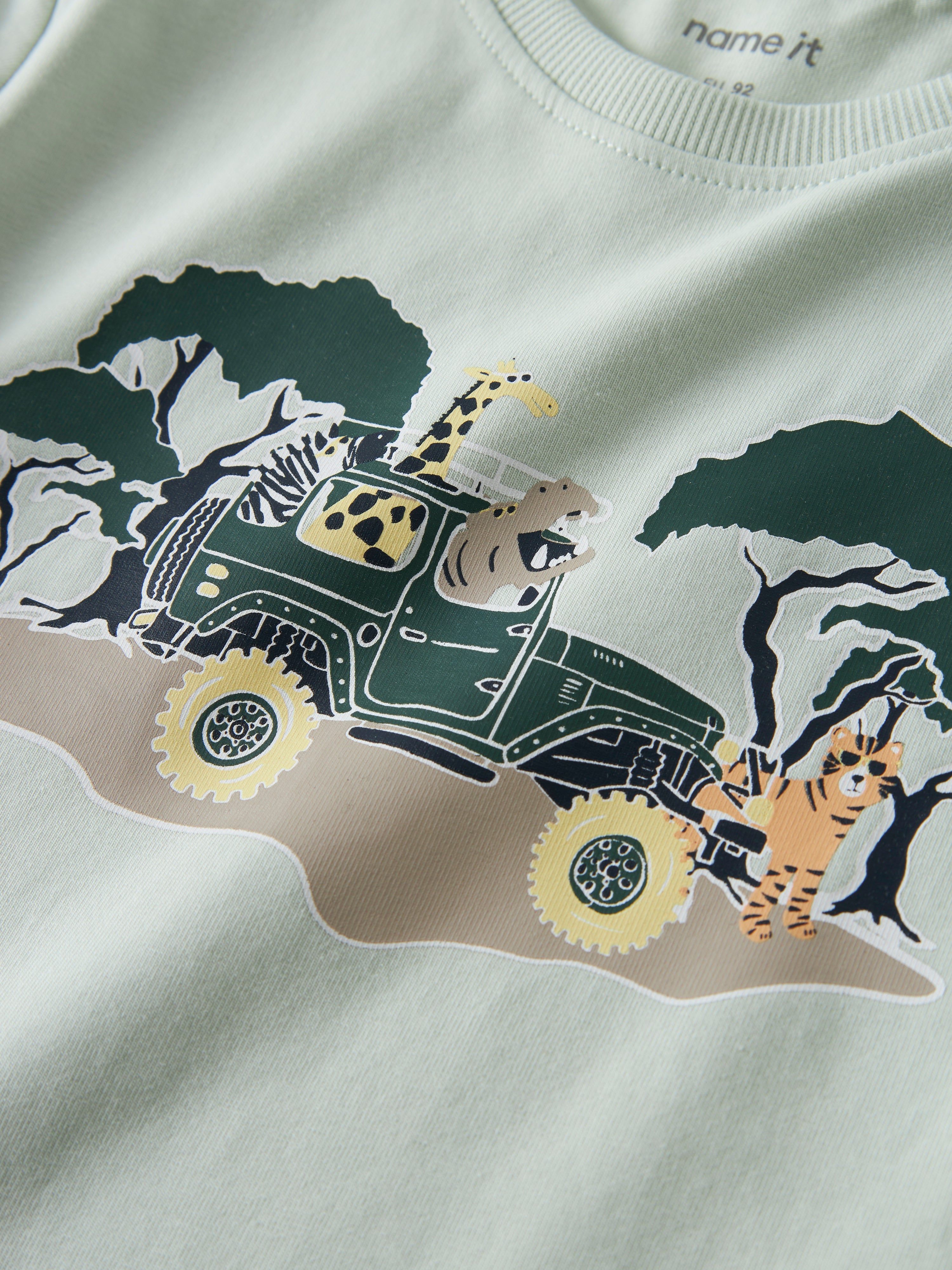 Name It Vux - SS Reg Top - Pale Aqua/Drive