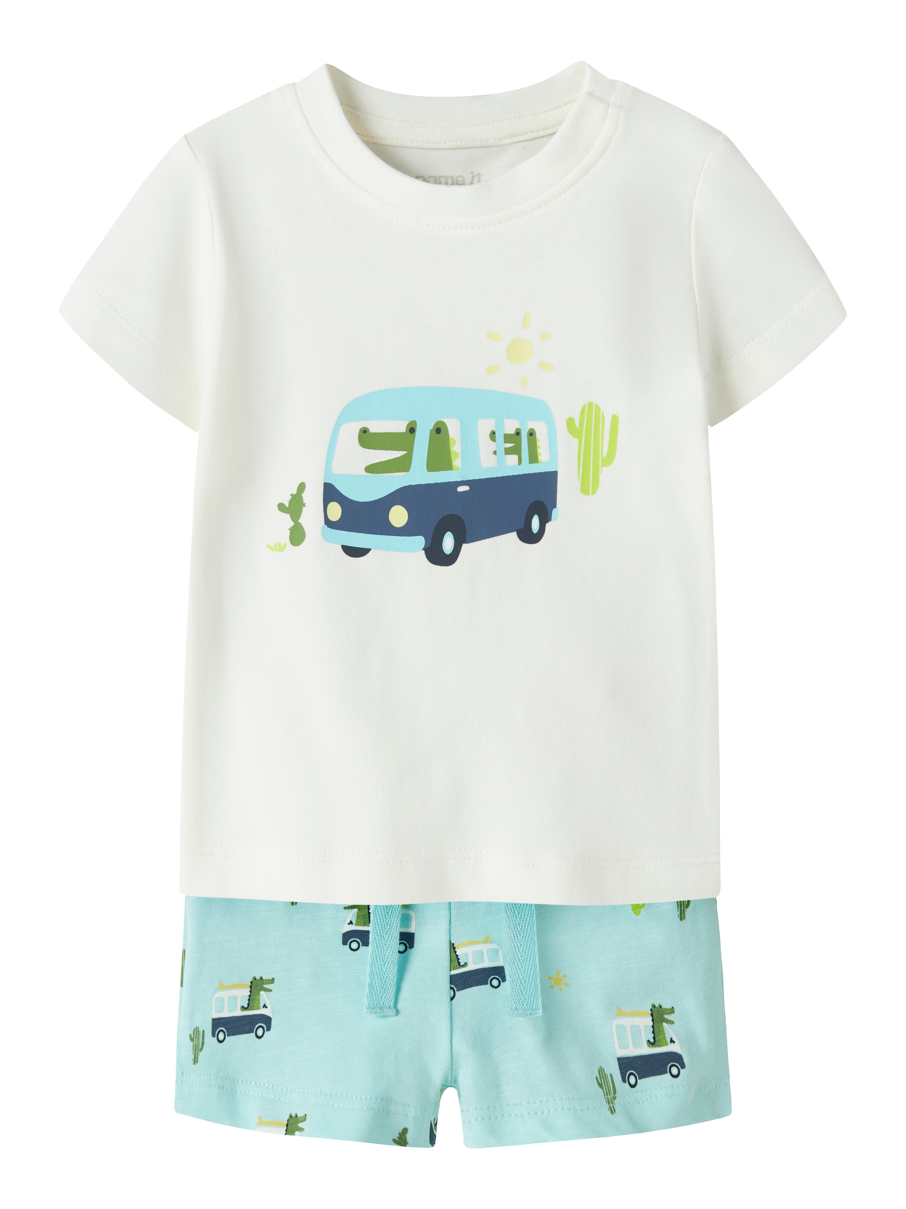 Name It Fartil SS Top Sæt - Cloud Dancer