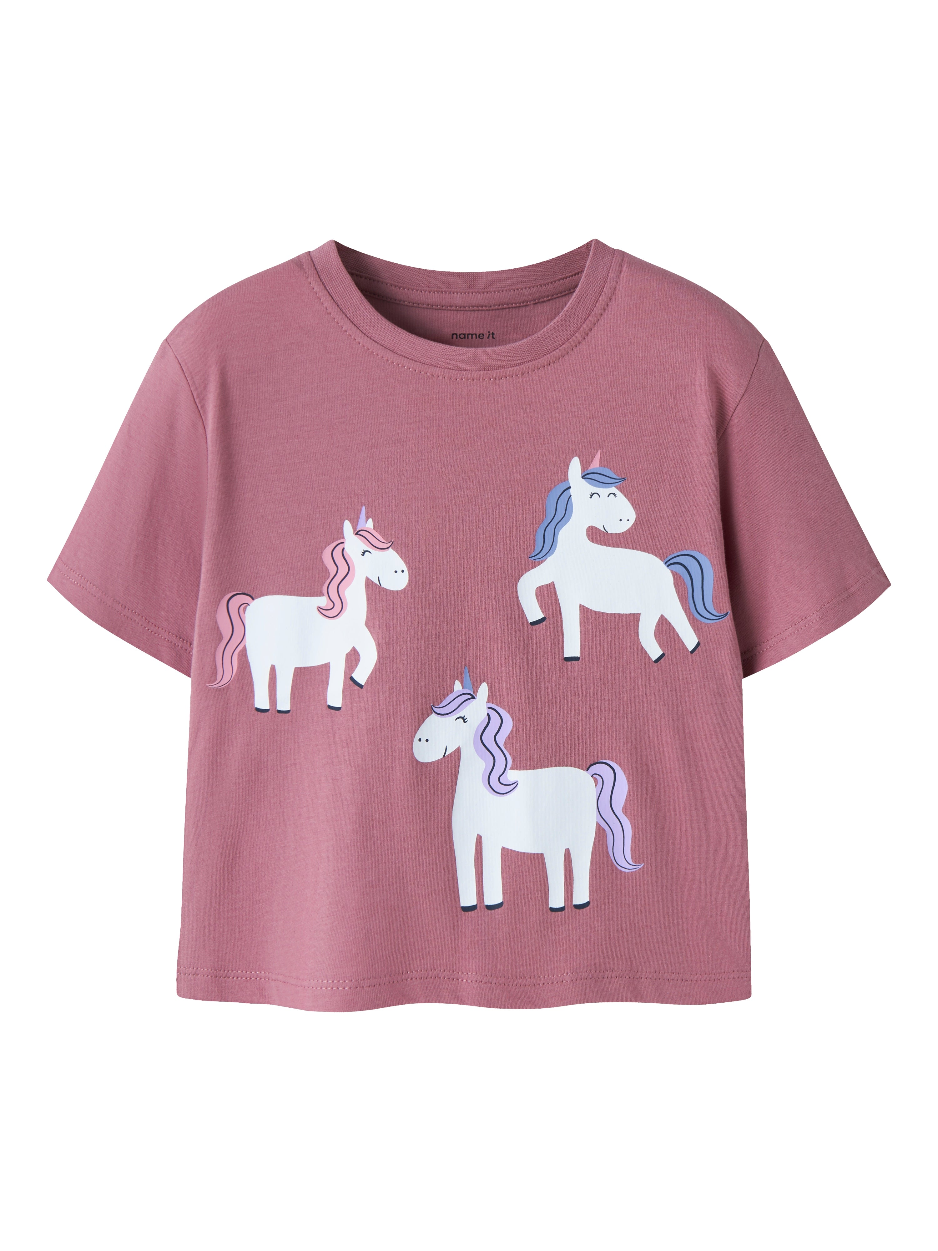 Name It Velda - SS Top - Mesa Rose