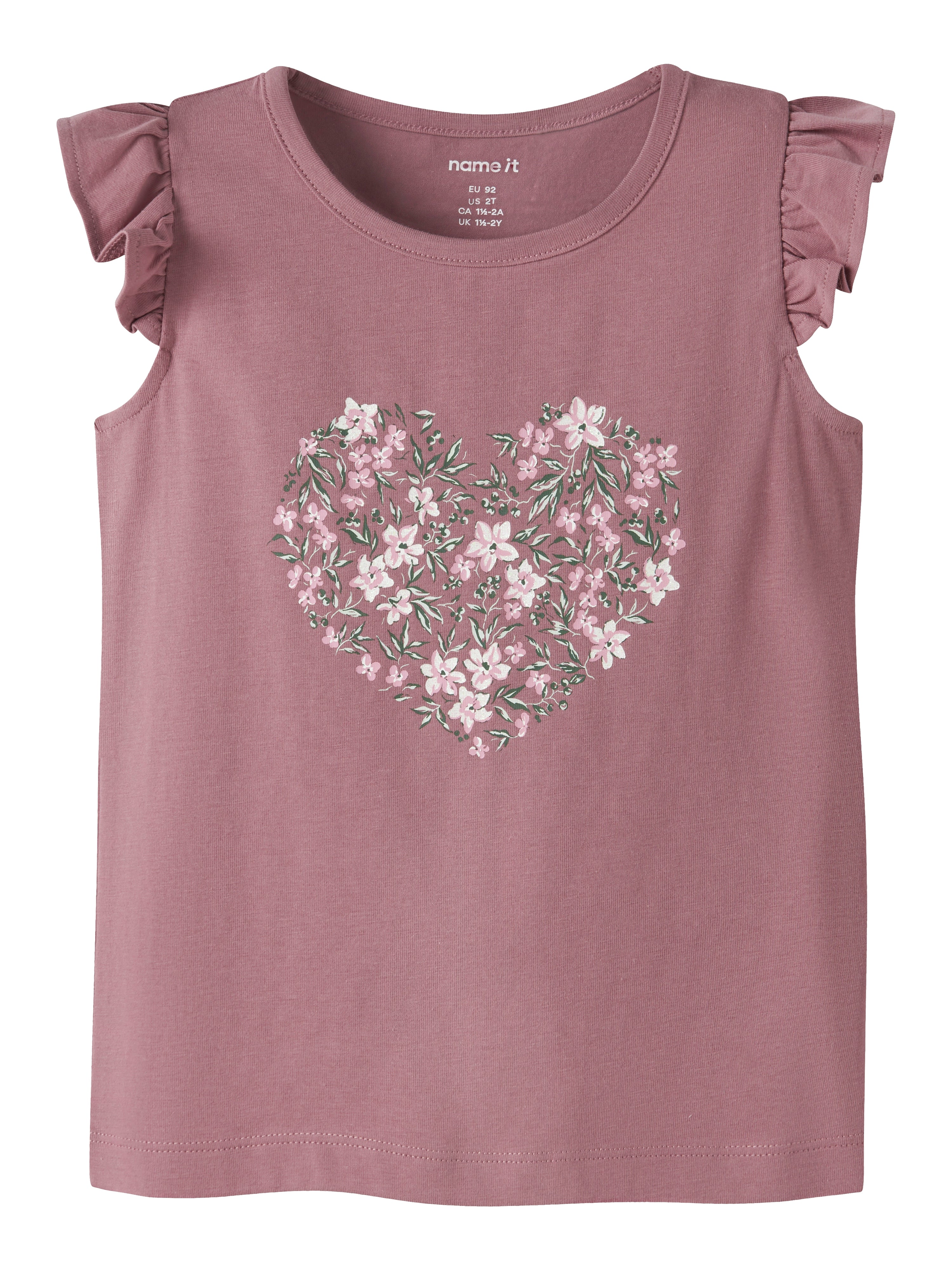 Name It Vayana - Top - Mesa Rose/Rose Flowers