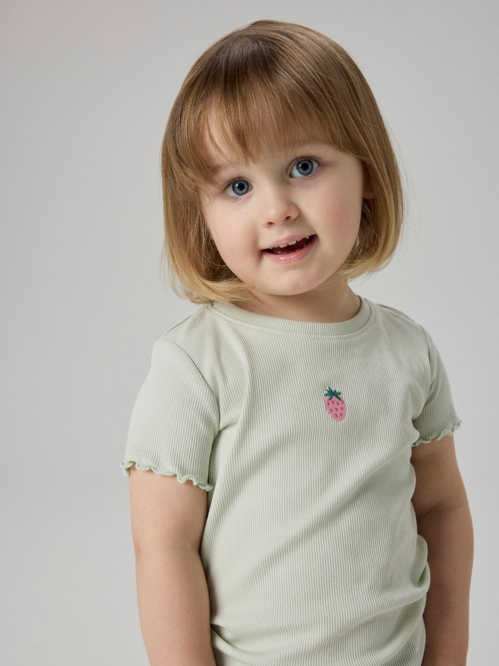 Name It Vivemma - SS Slim Top - Pale Aqua