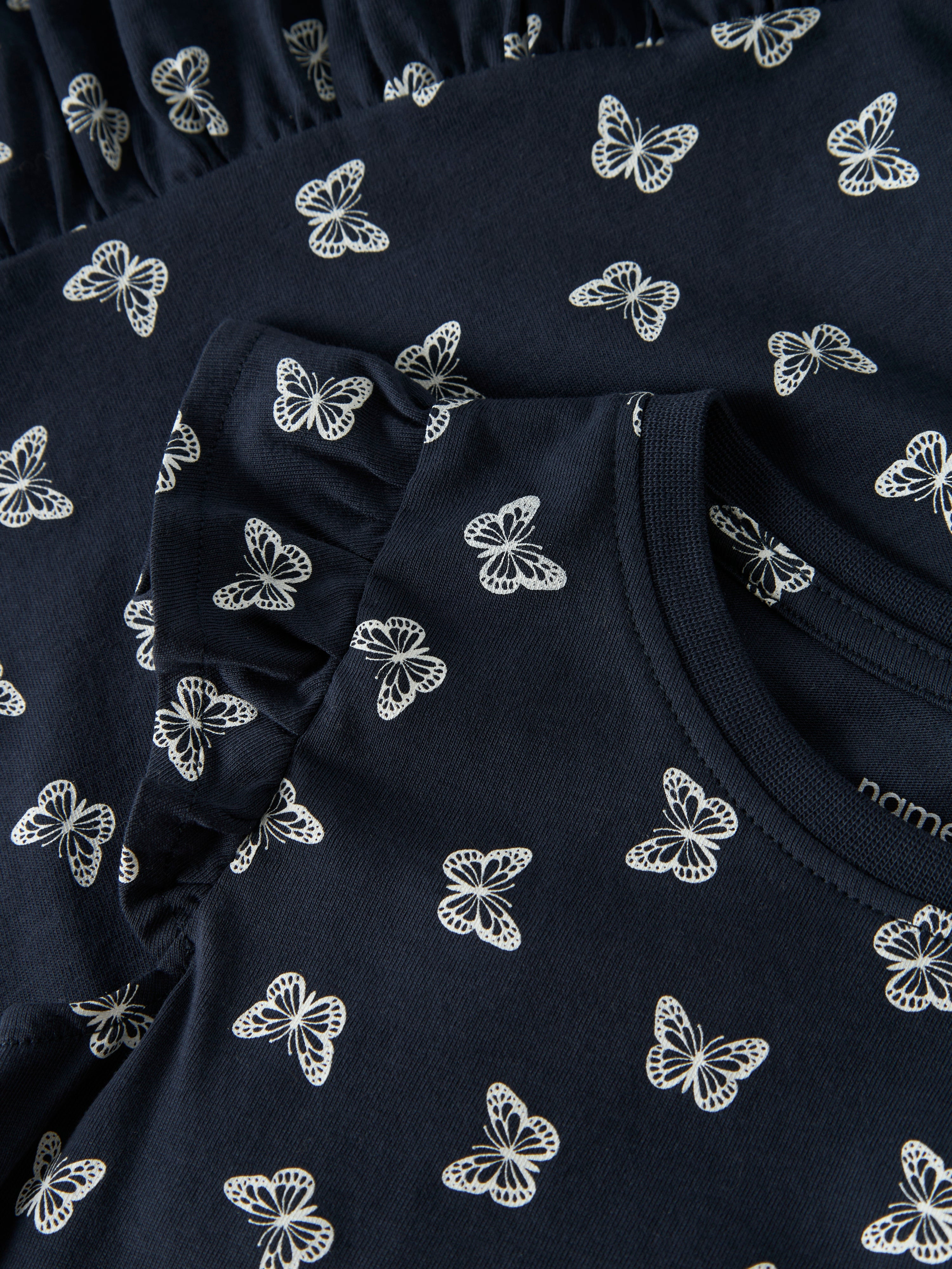 Name It Vida Dress - Navy Blazer/Butterflies