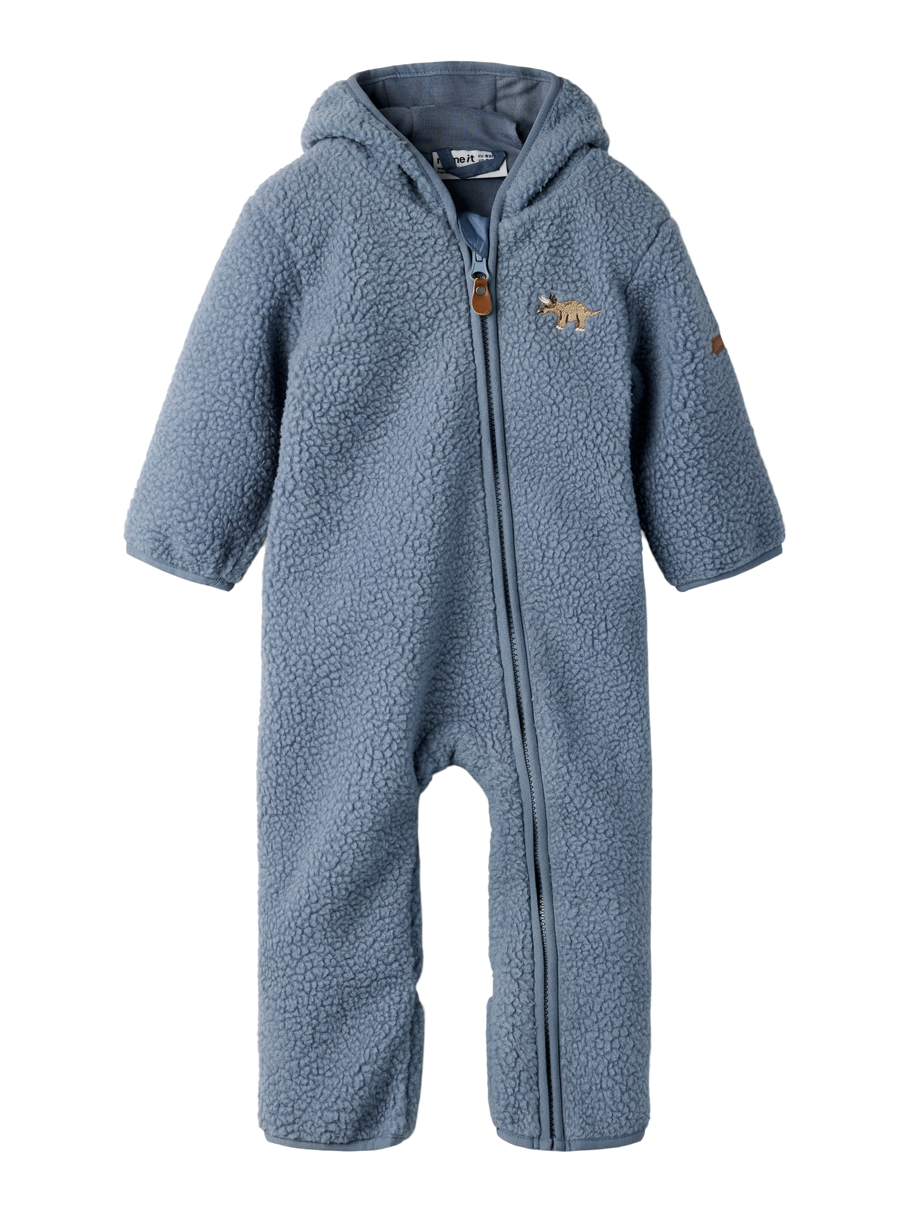 Name It Mall Sherpa Suit - Flint Stone