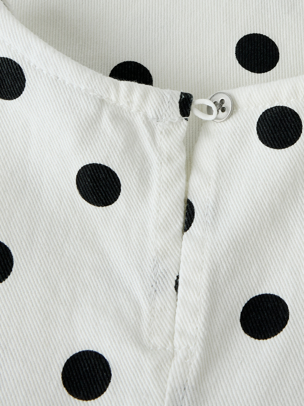 Name It Dot - Twill Spencer - Antique White/Dot